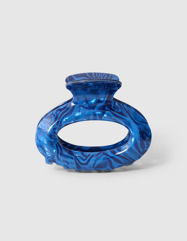 Bulky Haarklem Donkerblauw SHOEBY ACCESSOIRES