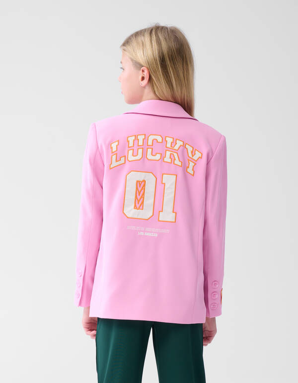 Varsity Blazer Lichtroze SHOEBY GIRLS