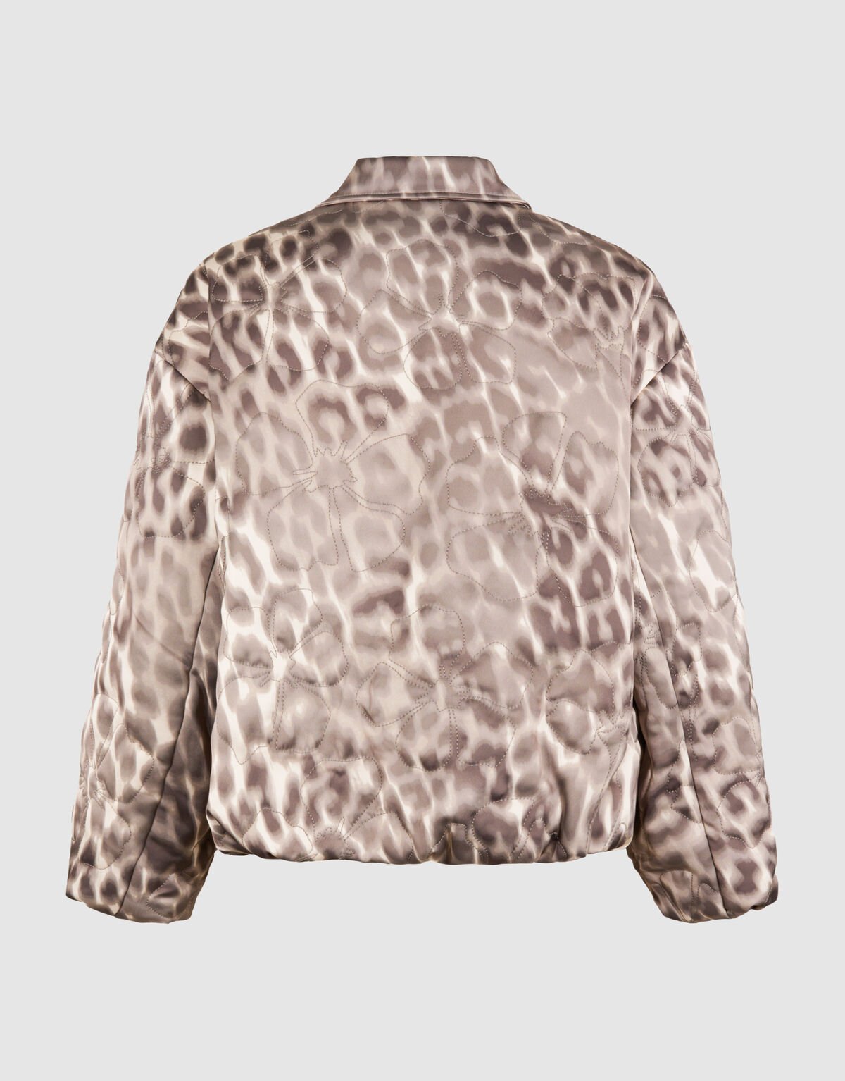 Quilted Leopard Bomber Jack Lichtbruin SHOEBY WOMEN