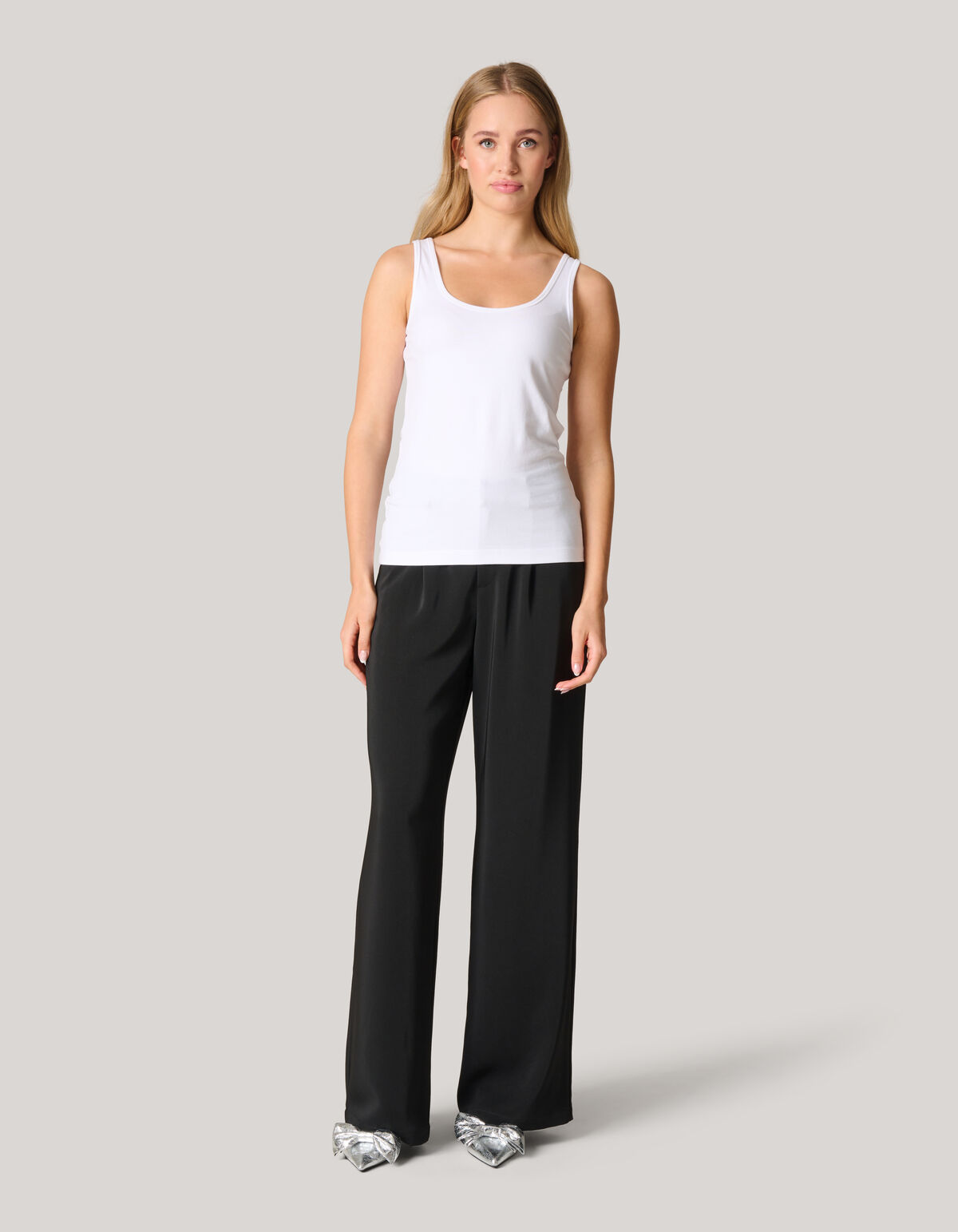 Basis Tanktop Wit Eksept
