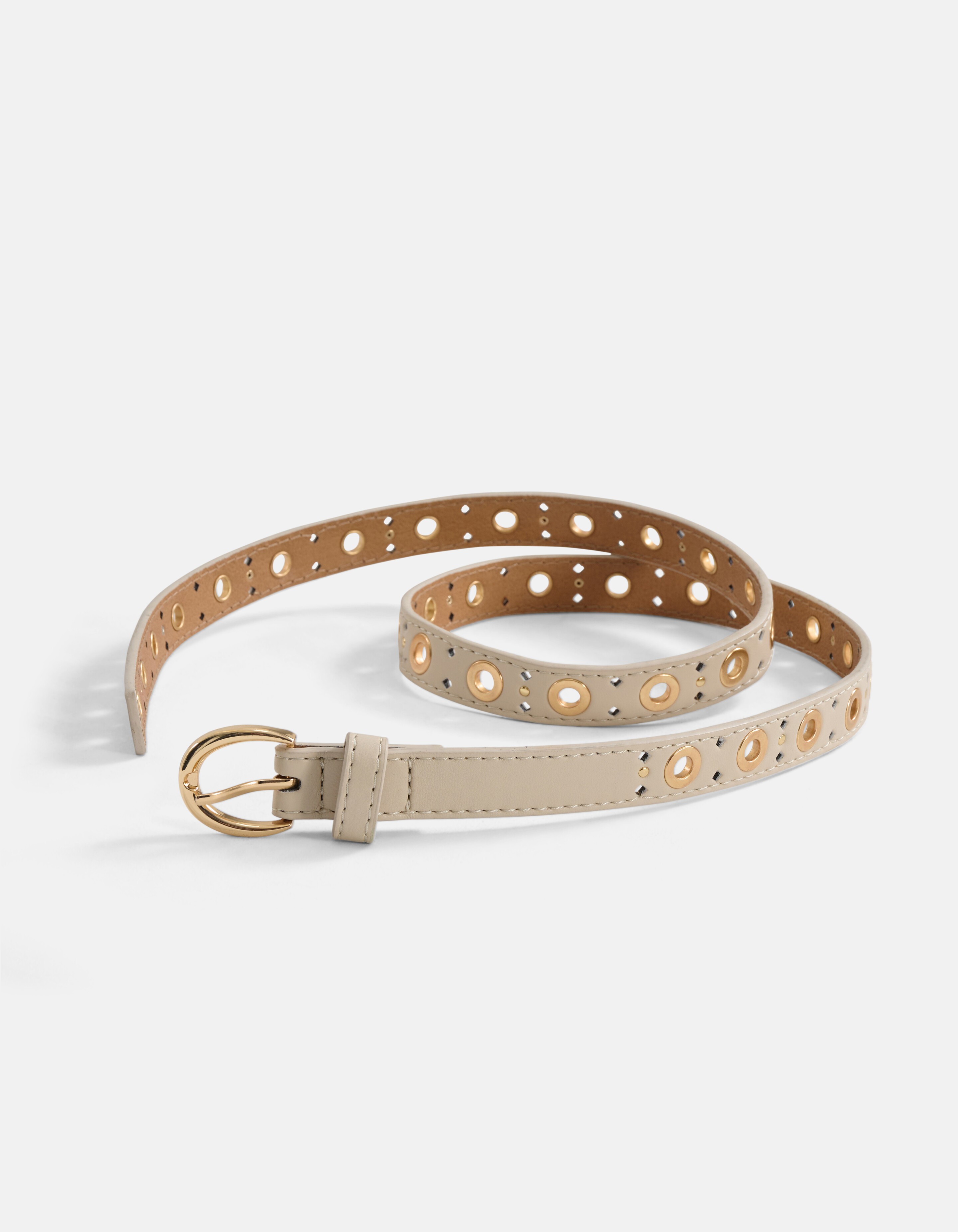 Eyelet Riem Beige SHOEBY ACCESSOIRES