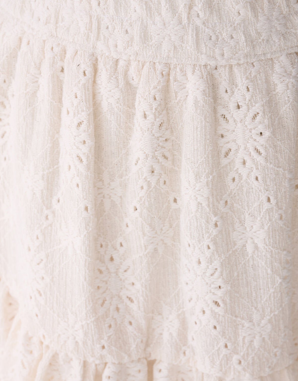 Embroidery Ruffle Skort Wit SHOEBY GIRLS