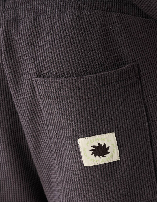 Waffle Structuur Short Donkergrijs SHOEBY BOYS