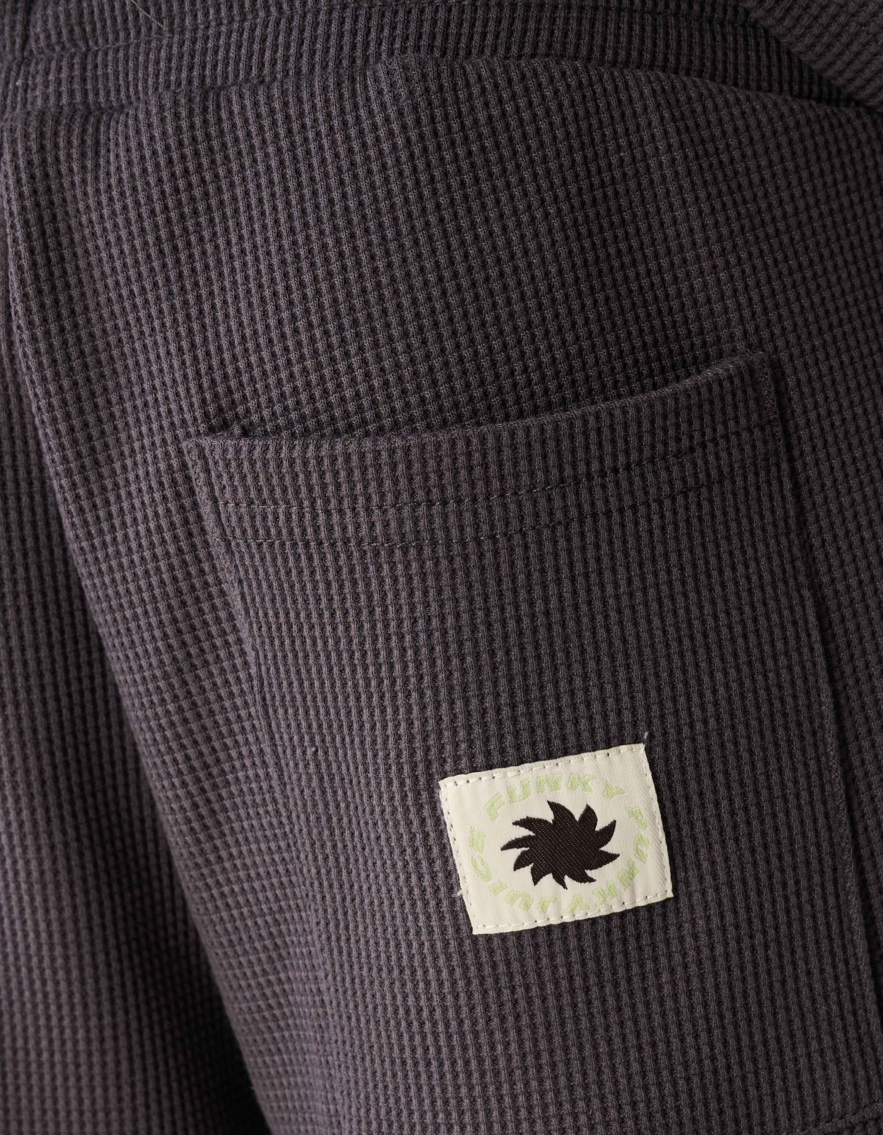 Waffle Structuur Short Donkergrijs SHOEBY BOYS