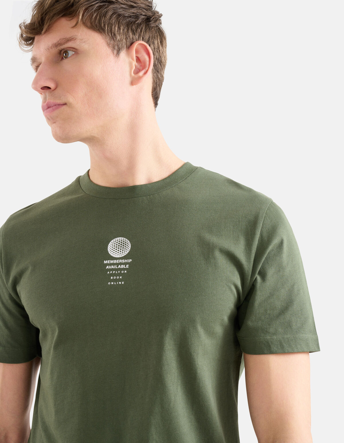 Regular Fit T-shirt Donkergroen SHOEBY MEN