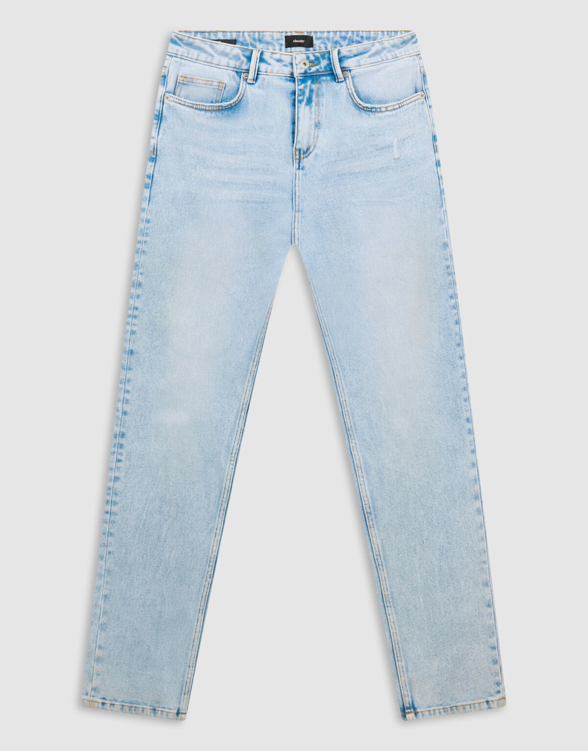 Tapered Fit Jeans Lichtblauw L32 SHOEBY MEN