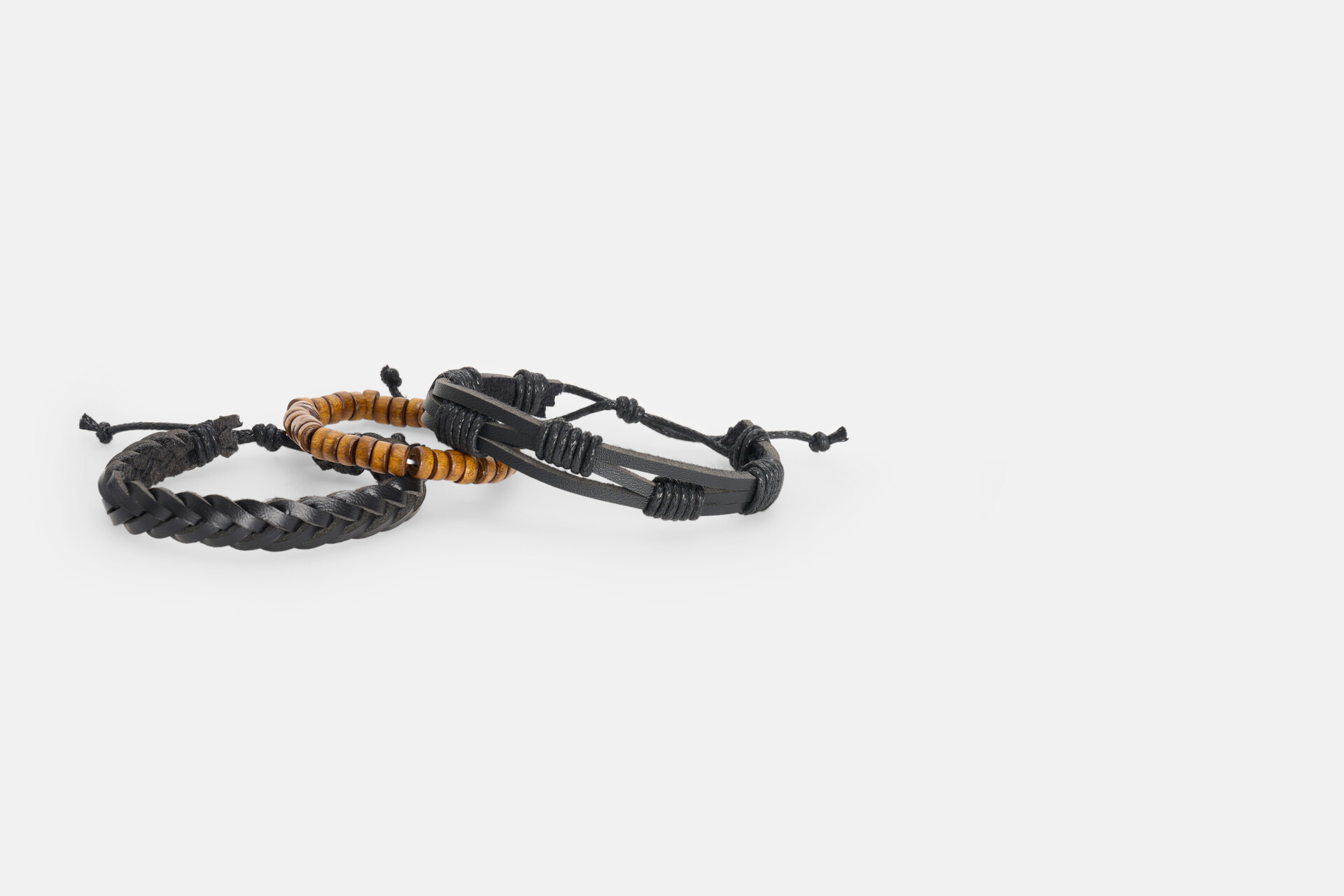 Armbanden Set Zwart SHOEBY ACCESSOIRES