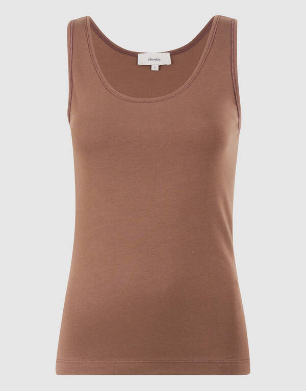 Basis Tanktop Lichtbruin SHOEBY WOMEN