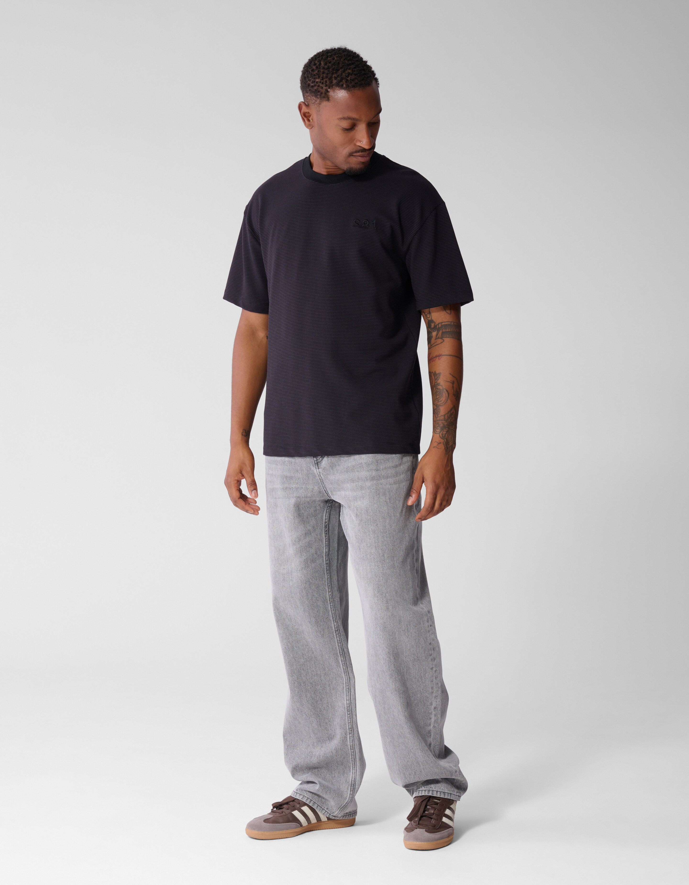 Honeycomb T-shirt Paars SHOEBY MEN