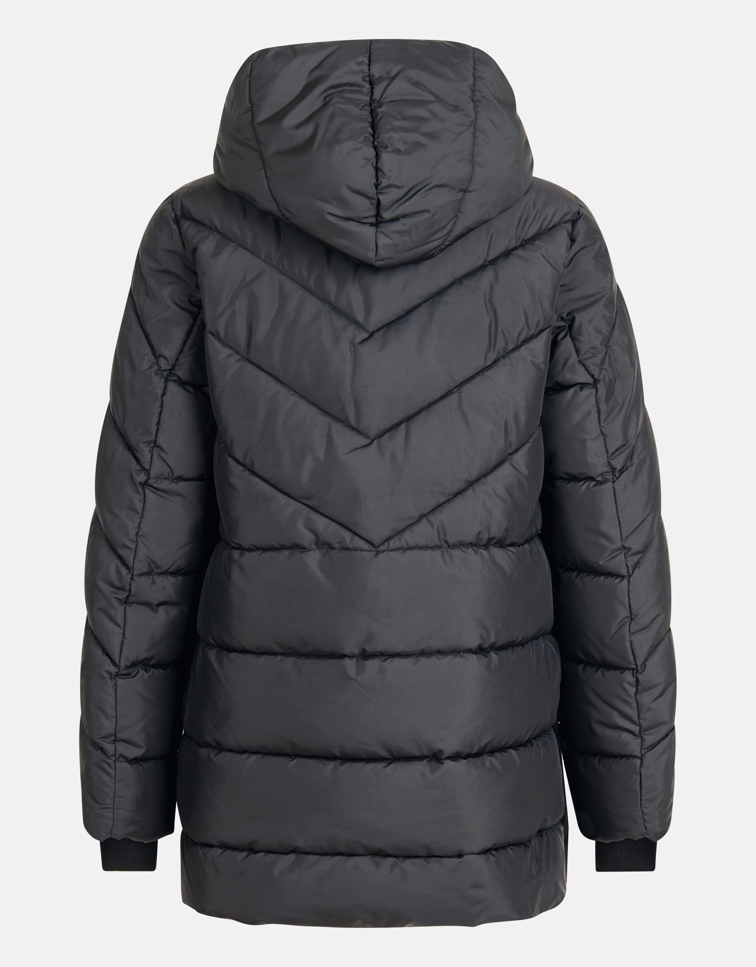 Diagonale Puffer Jas Zwart SHOEBY WOMEN
