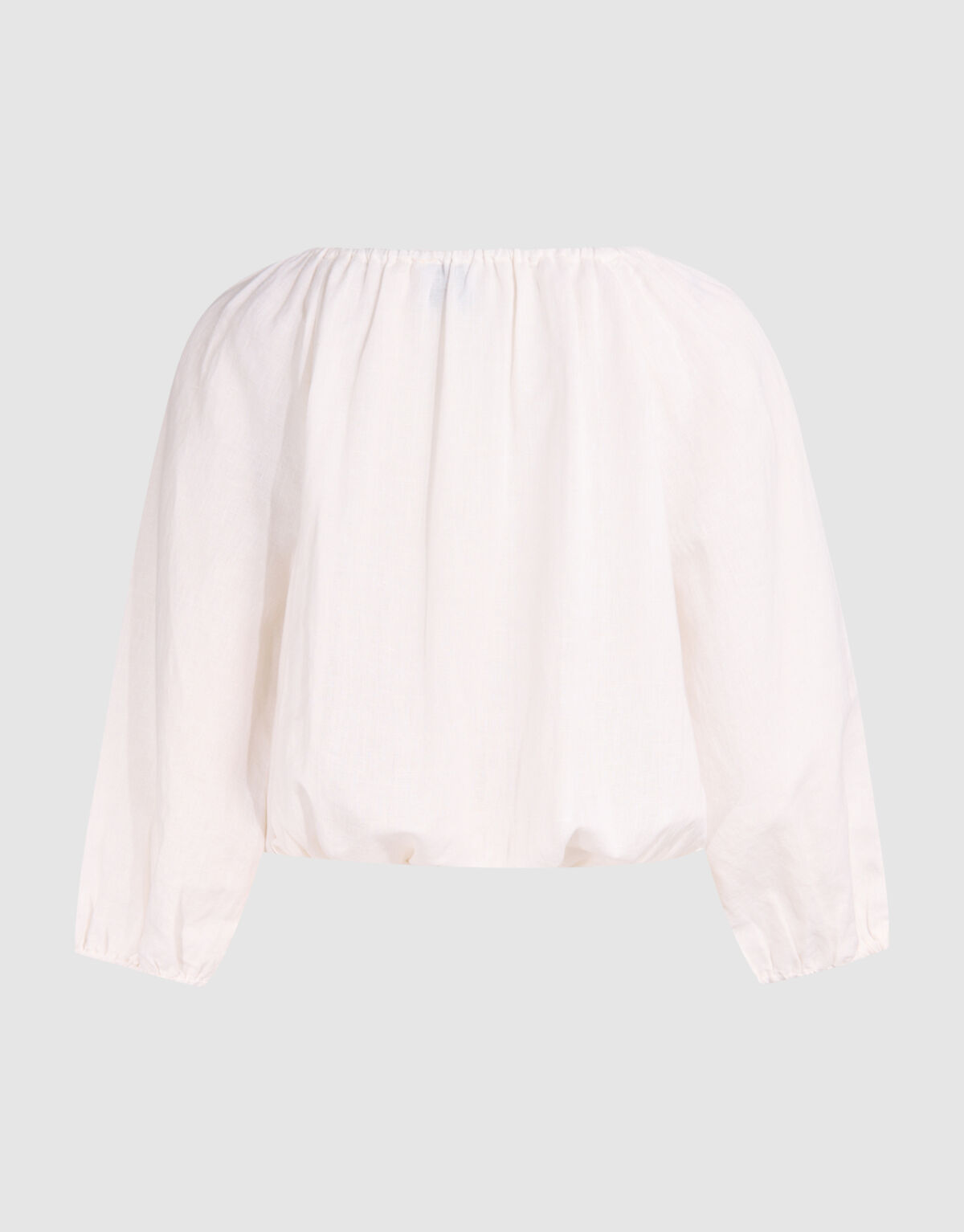 Linnen Blouse Wit By Mieke SHOEBY WOMEN