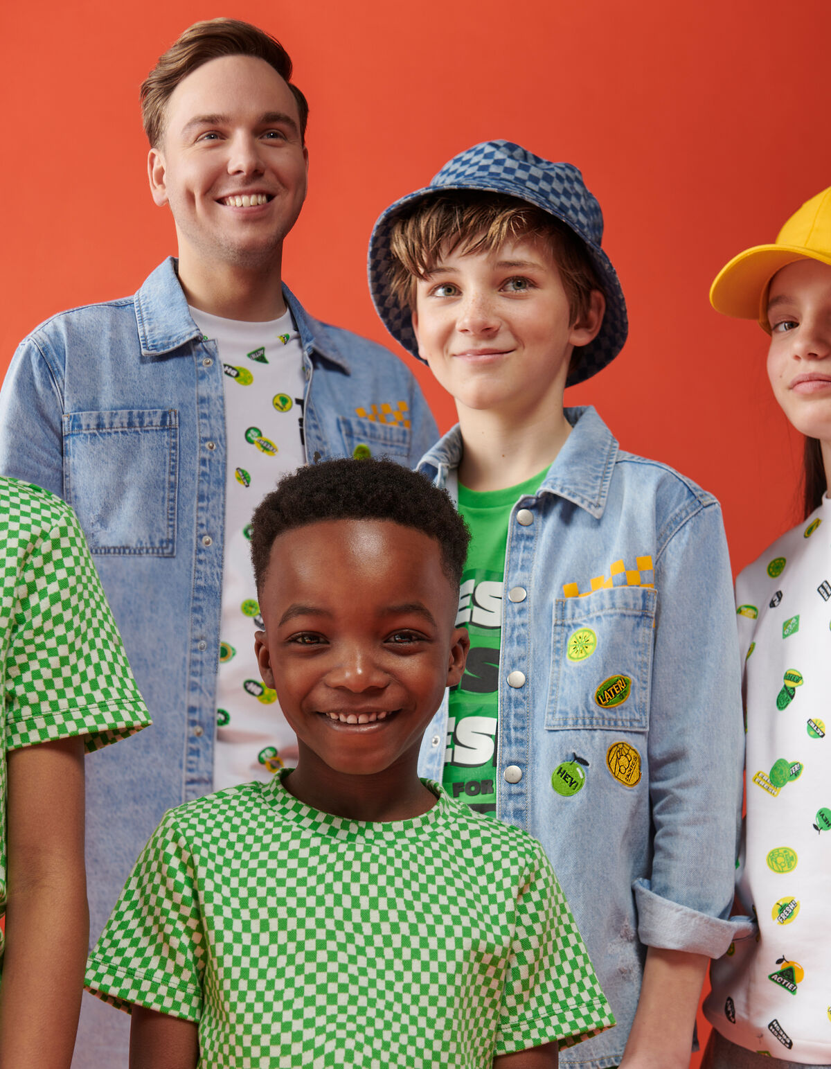 Heavy Printed T-shirt Wit SHOEBY BOYS