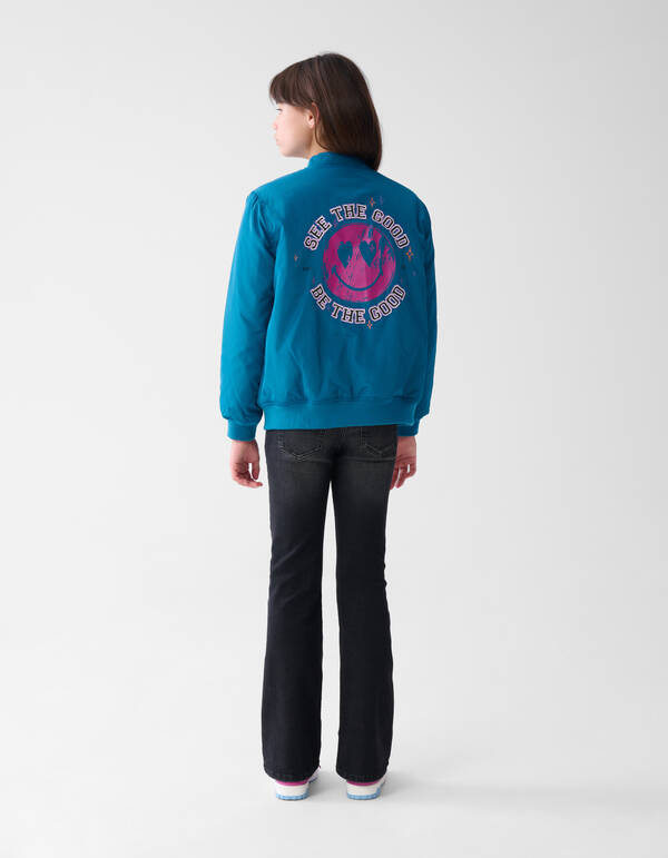 Varsity Bomber Blauw SHOEBY GIRLS