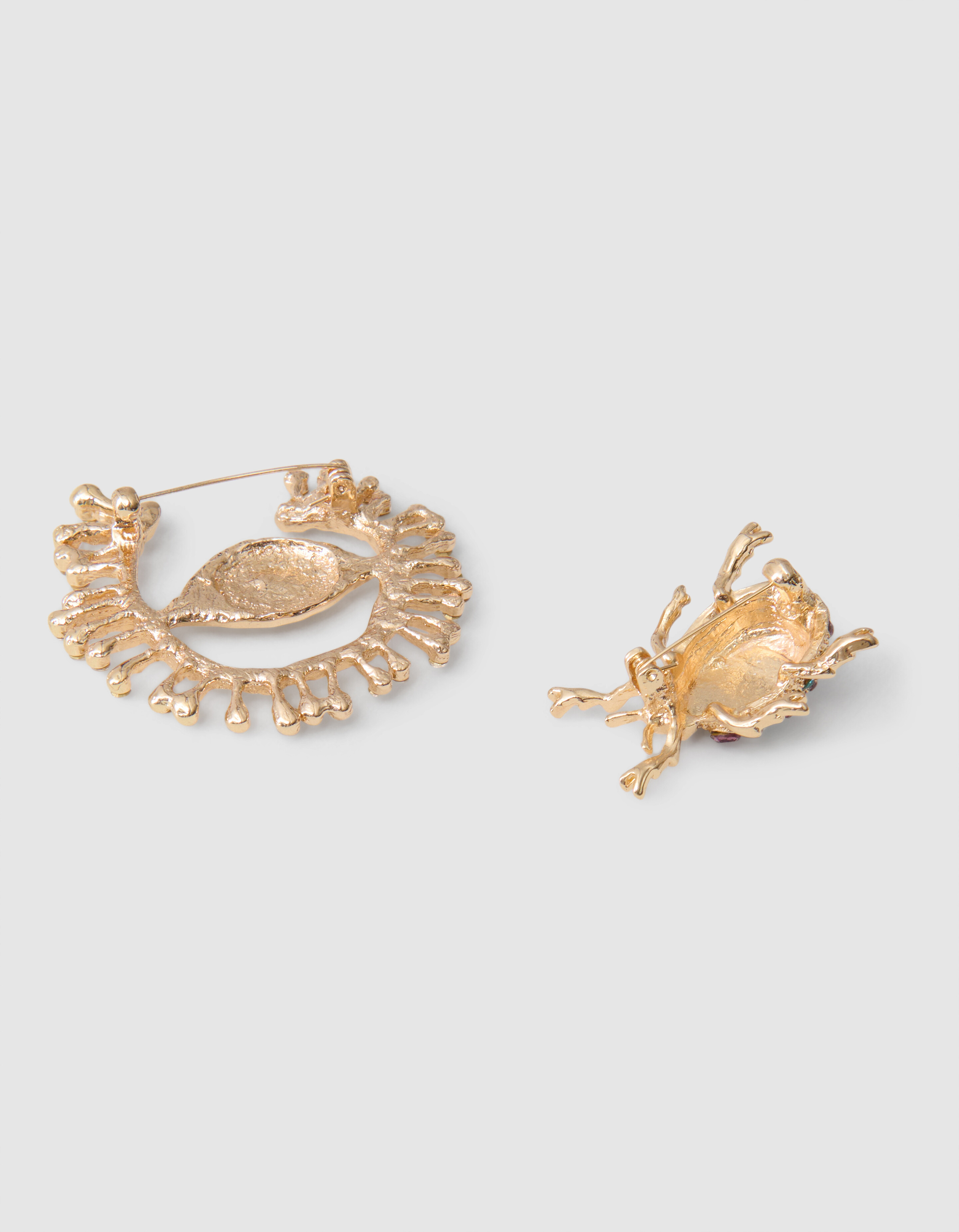 Strass Broche Set Goud By Fred SHOEBY ACCESSOIRES