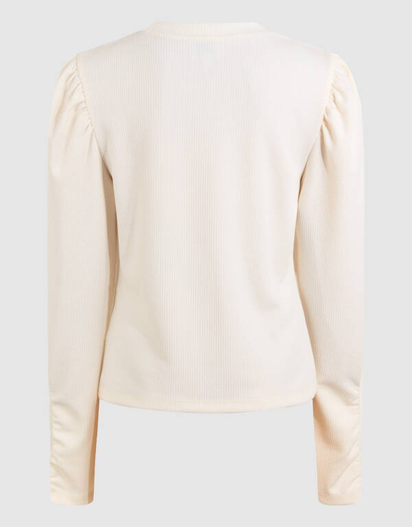 Puff Top Gebroken Wit SHOEBY GIRLS