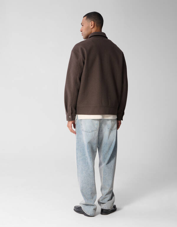 Soft Zip Jack Donkerbruin SHOEBY MEN