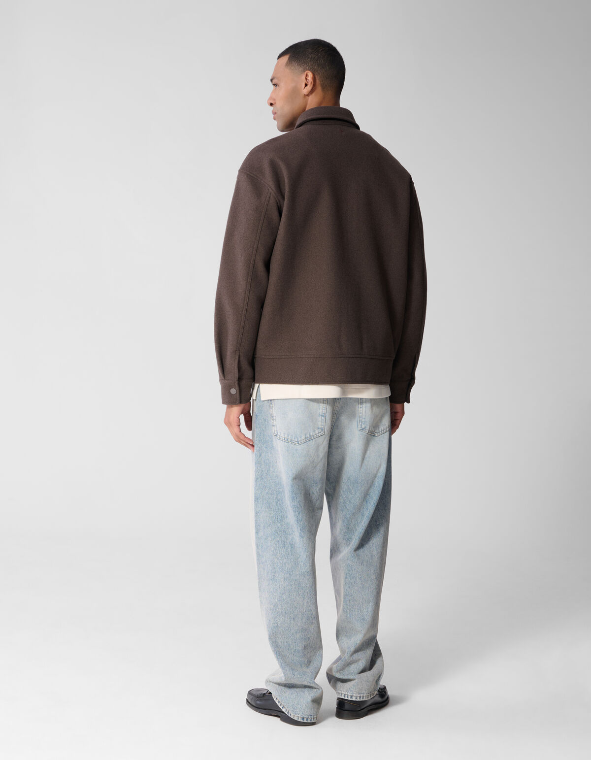 Soft Zip Jack Donkerbruin SHOEBY MEN