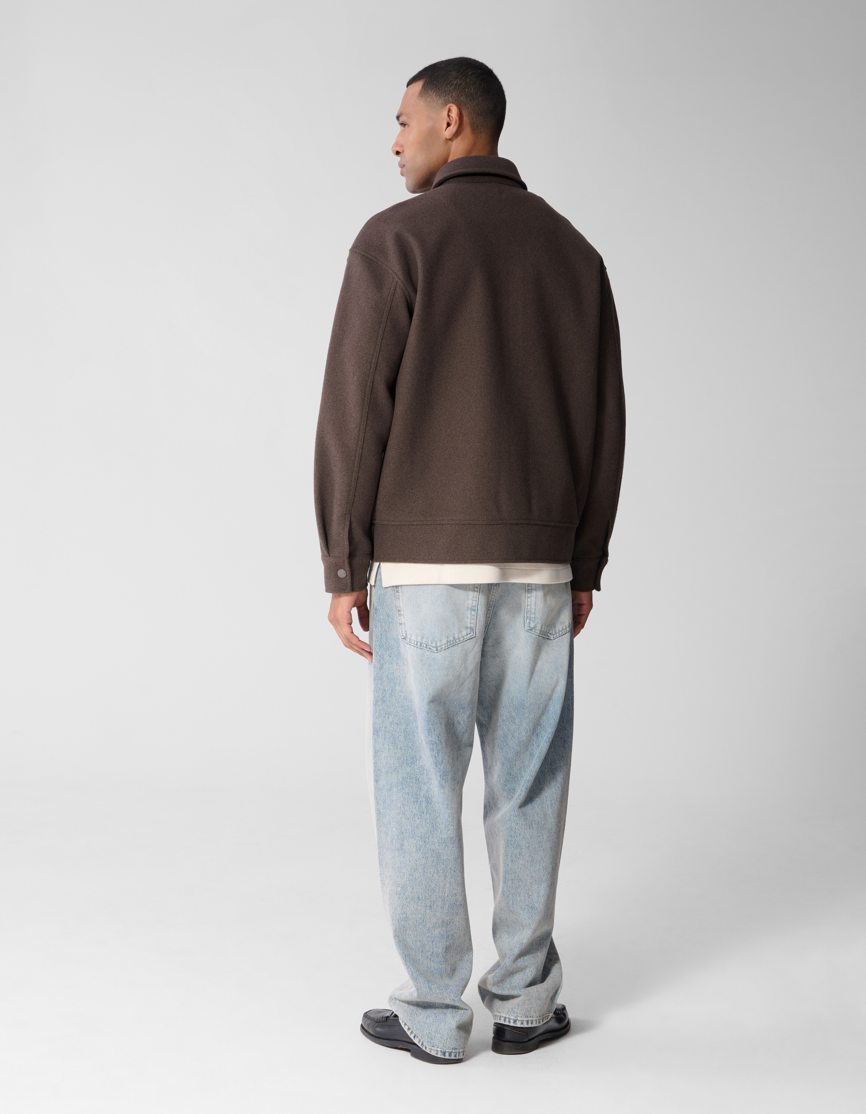 Soft Zip Jack Donkerbruin SHOEBY MEN