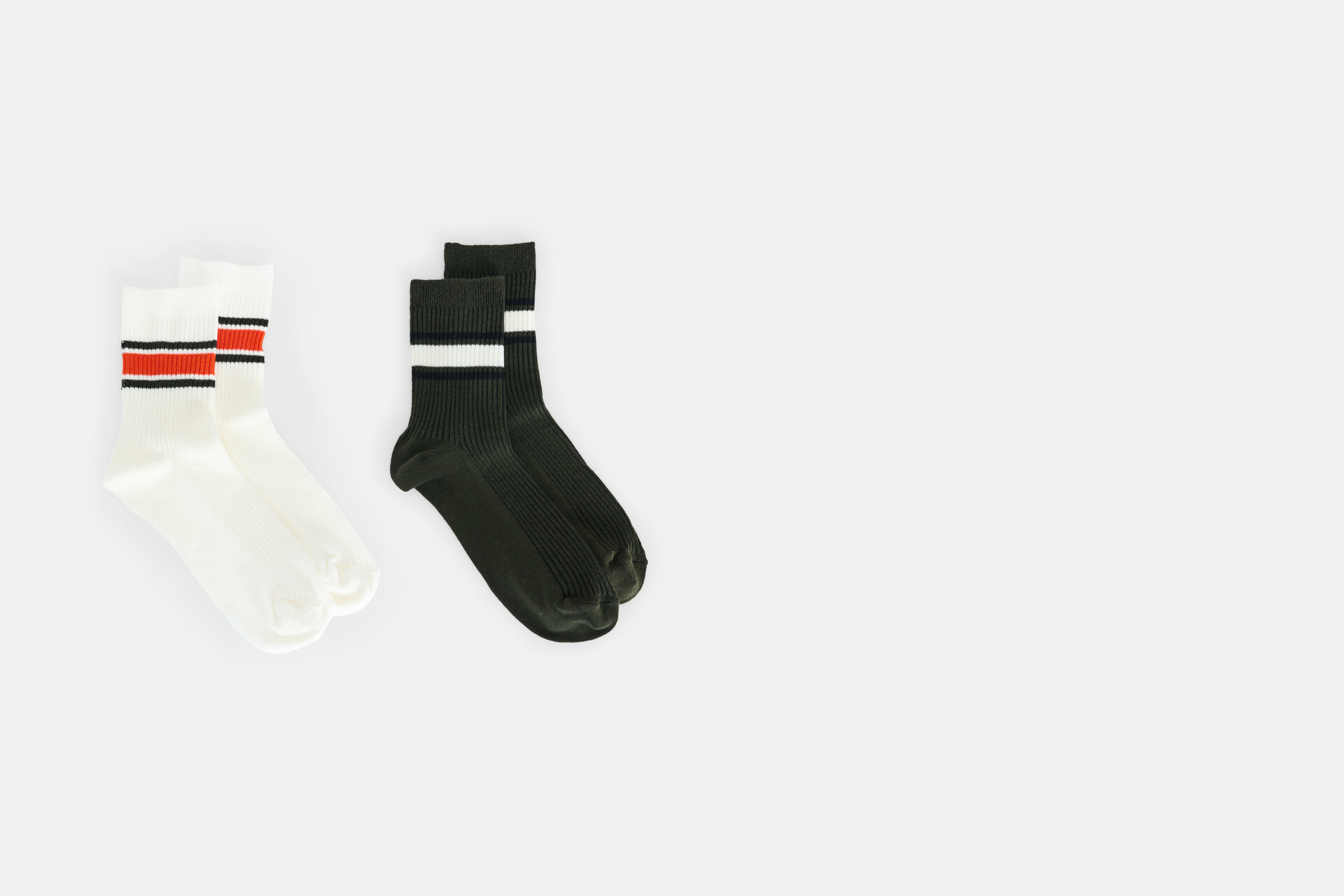 Two Pack Gestreepte Sokken SHOEBY ACCESSOIRES