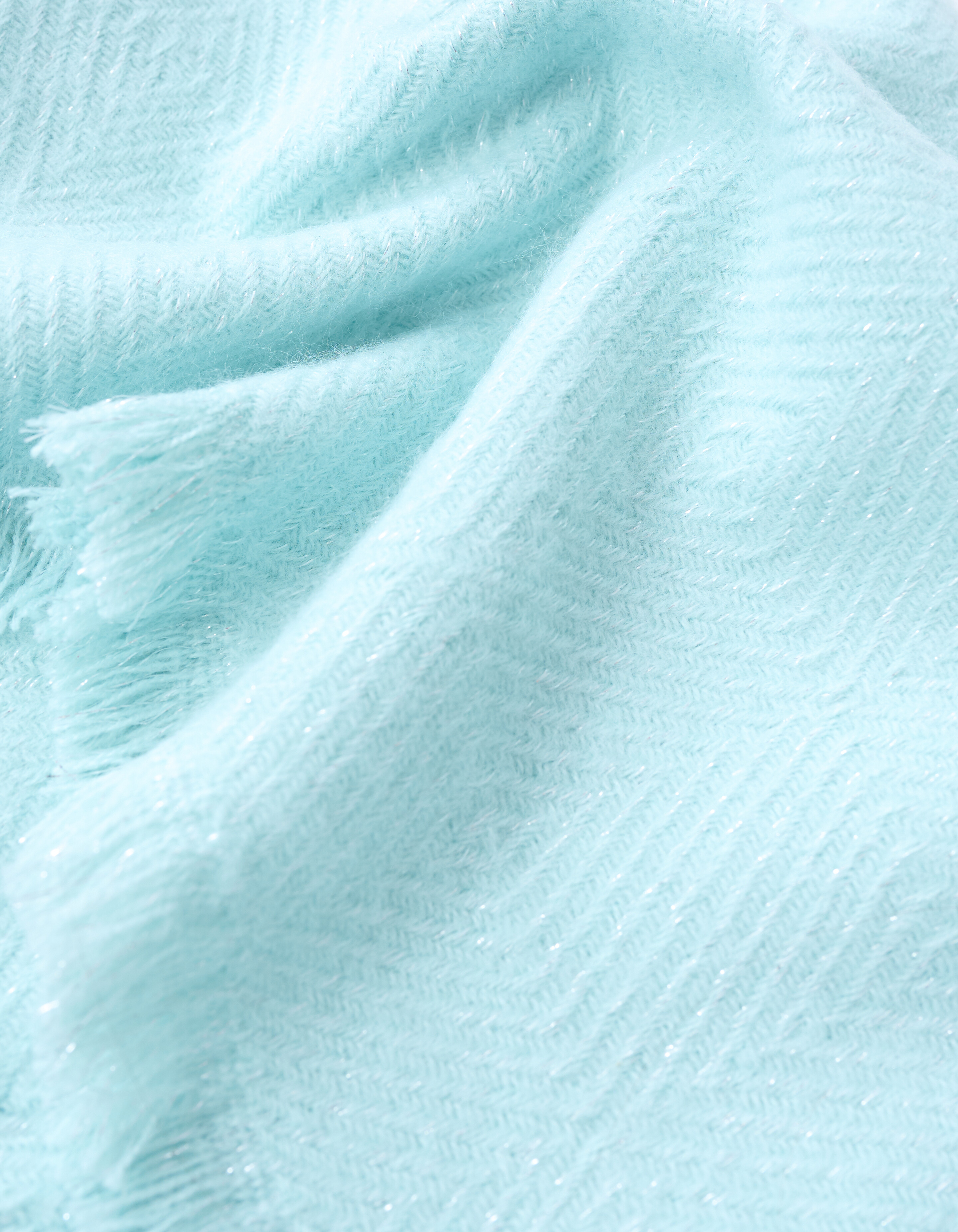 Zigzag Lurex Sjaal Lichtgroen SHOEBY ACCESSOIRES