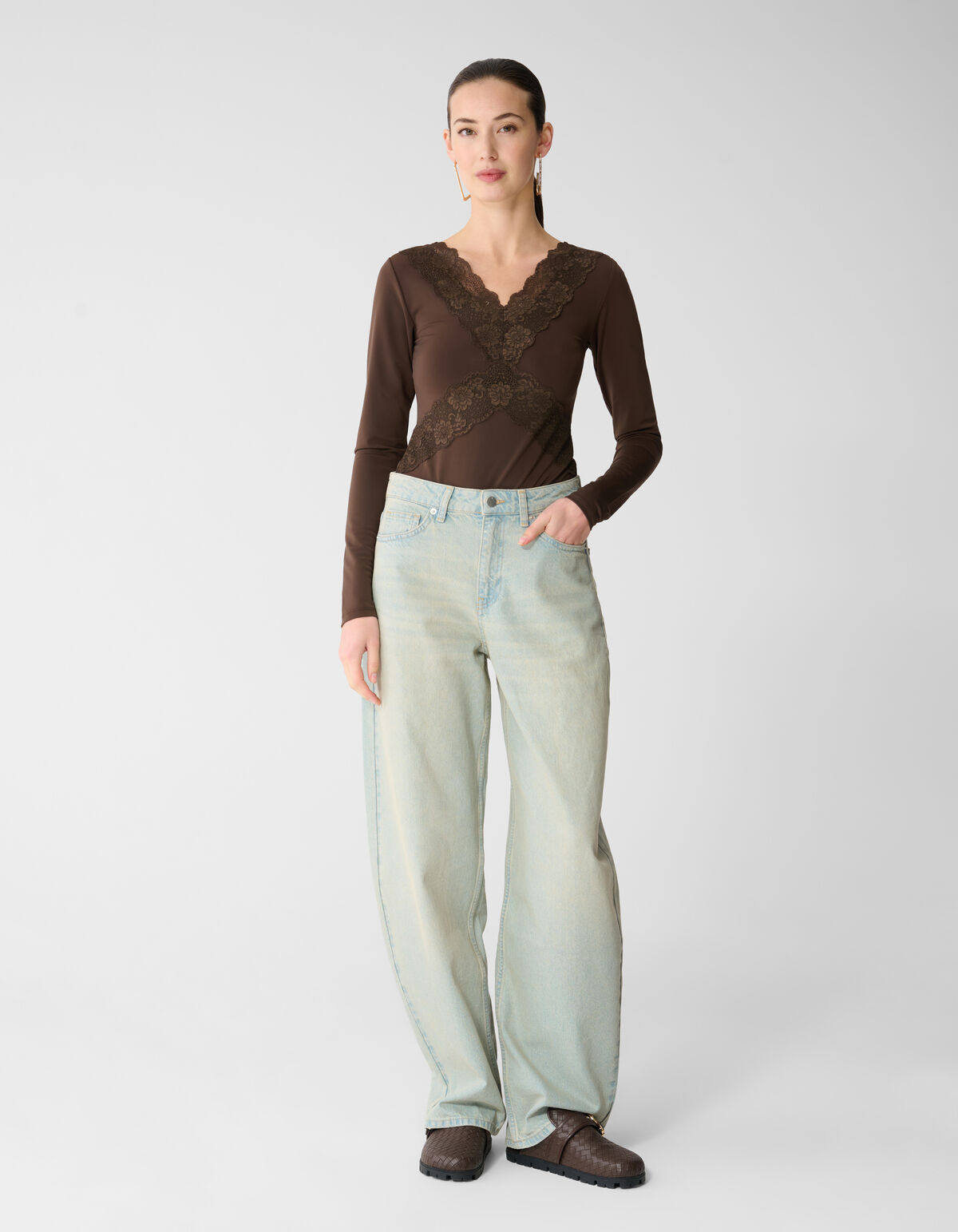 Kanten Mix Body Bruin SHOEBY WOMEN