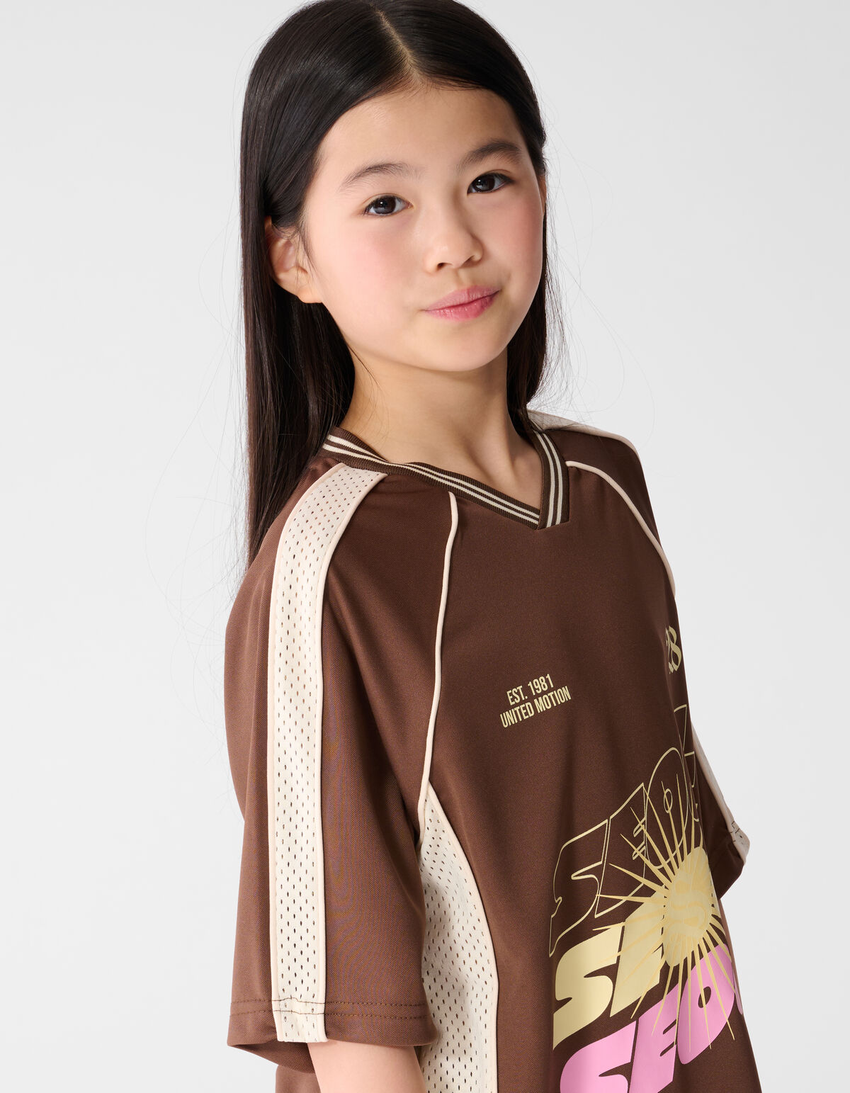 Oversized Fit Seoul Baseball T-shirt Bruin SHOEBY GIRLS