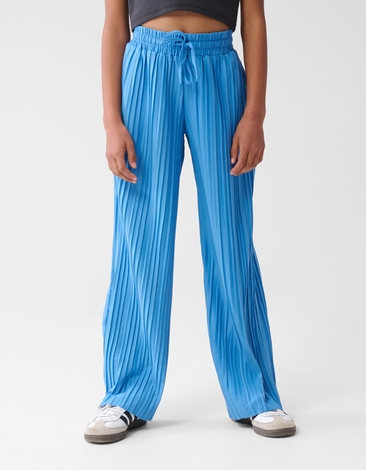 Plissé Broek Blauw SHOEBY GIRLS