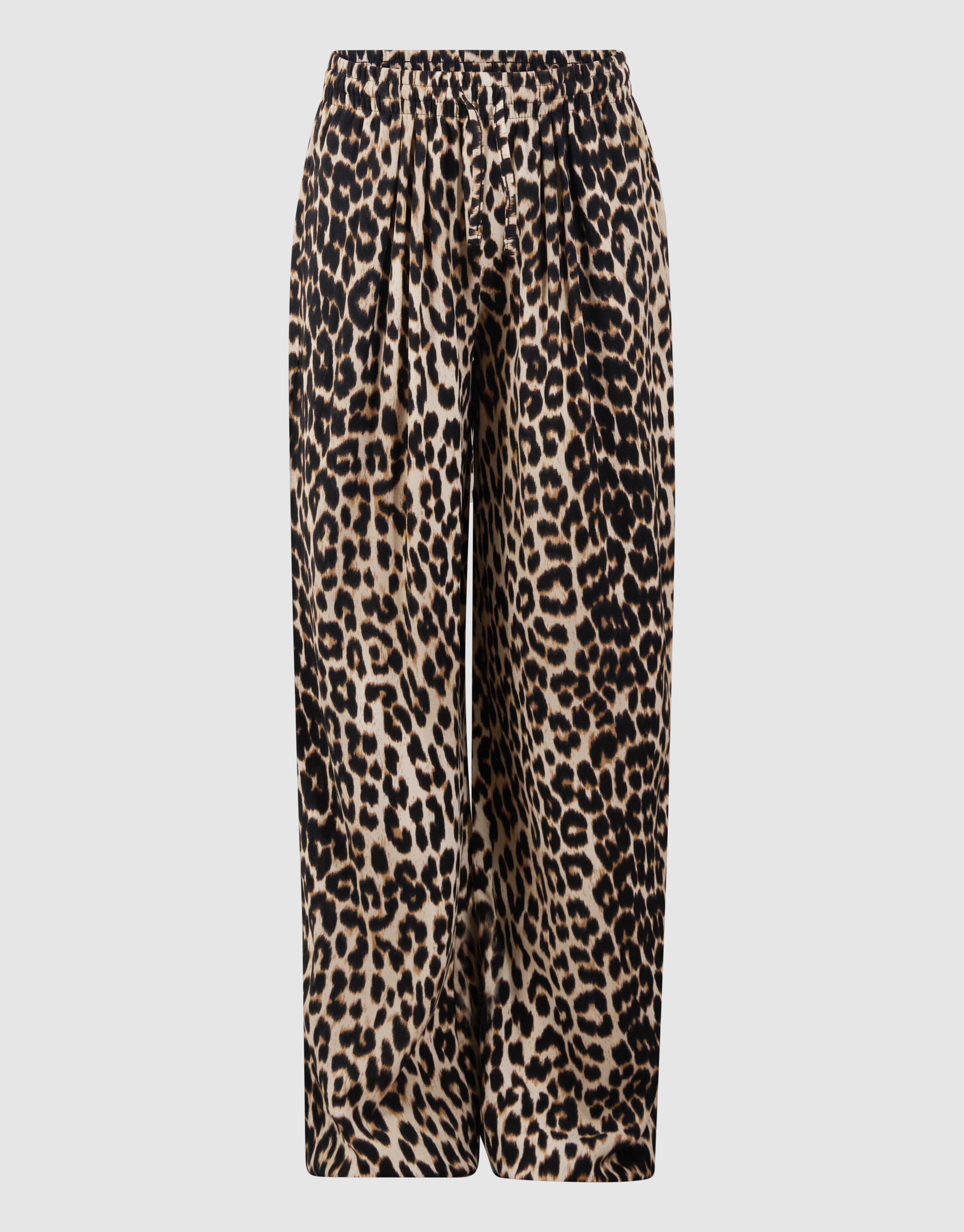 Twist Leopard Wide leg Broek Bruin SHOEBY GIRLS