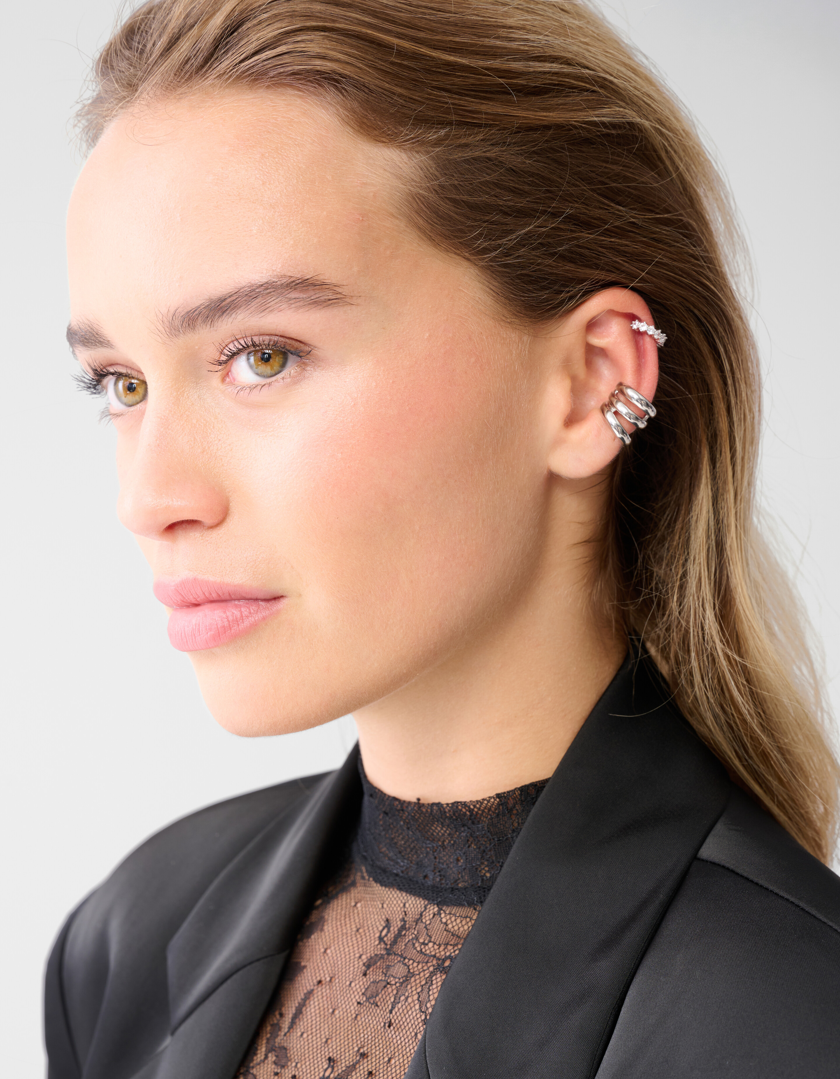 Earcuff Set Zilver By Monica SHOEBY ACCESSOIRES