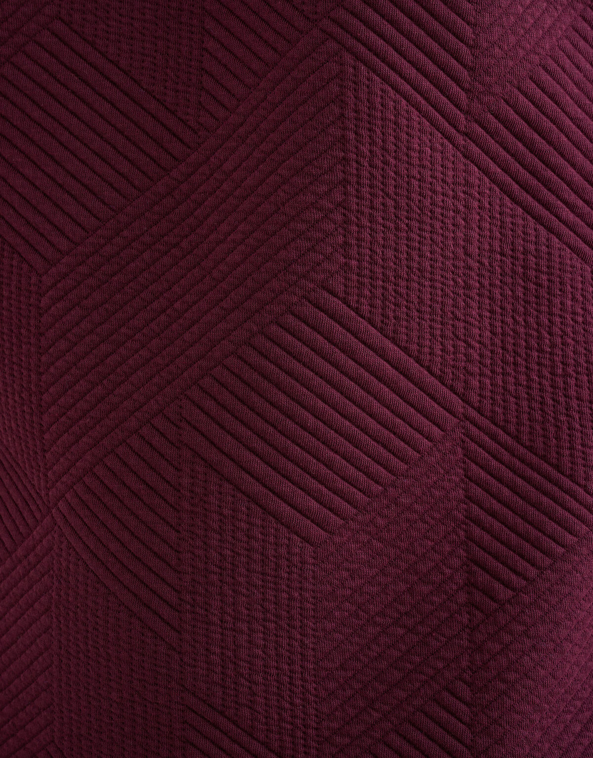 Geometrische Sweater Bordeaux SHOEBY MEN