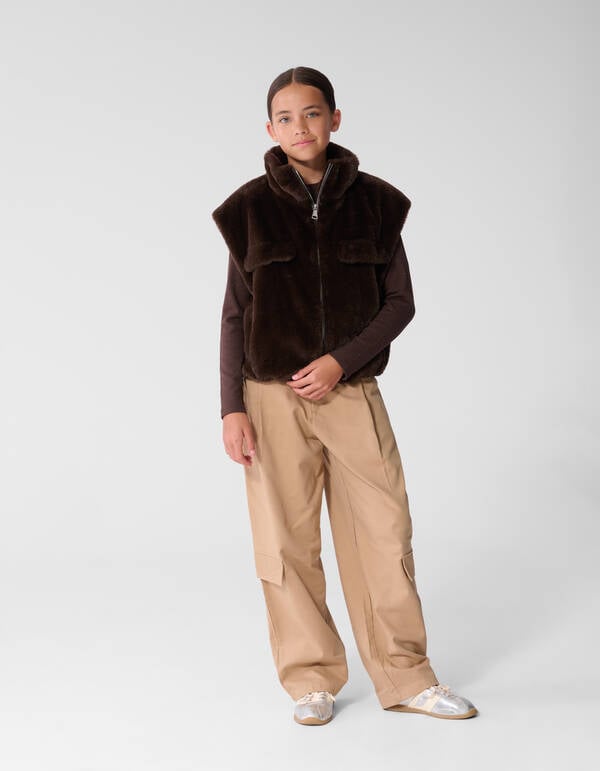 Cargo Broek Zand SHOEBY GIRLS