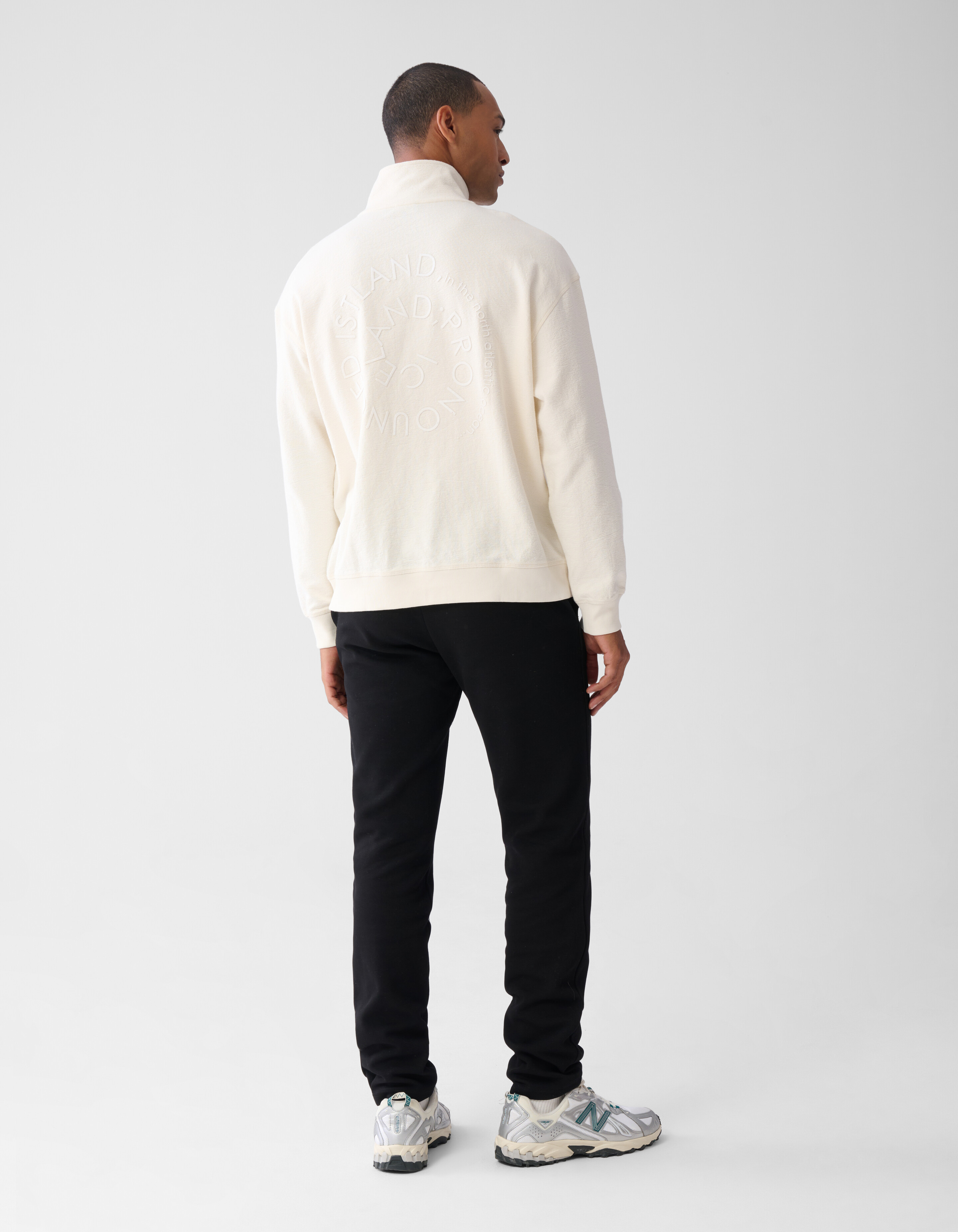 Zip Sweater Gebroken Wit SHOEBY MEN