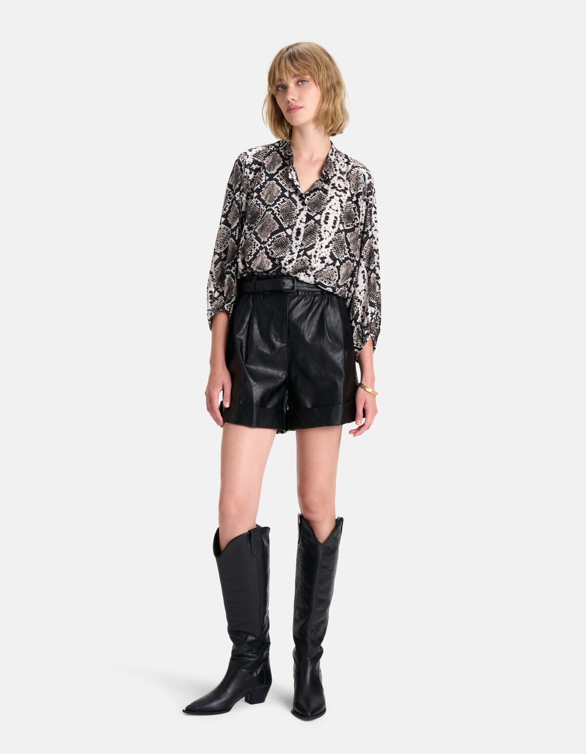 Slangenprint Blouse SHOEBY WOMEN