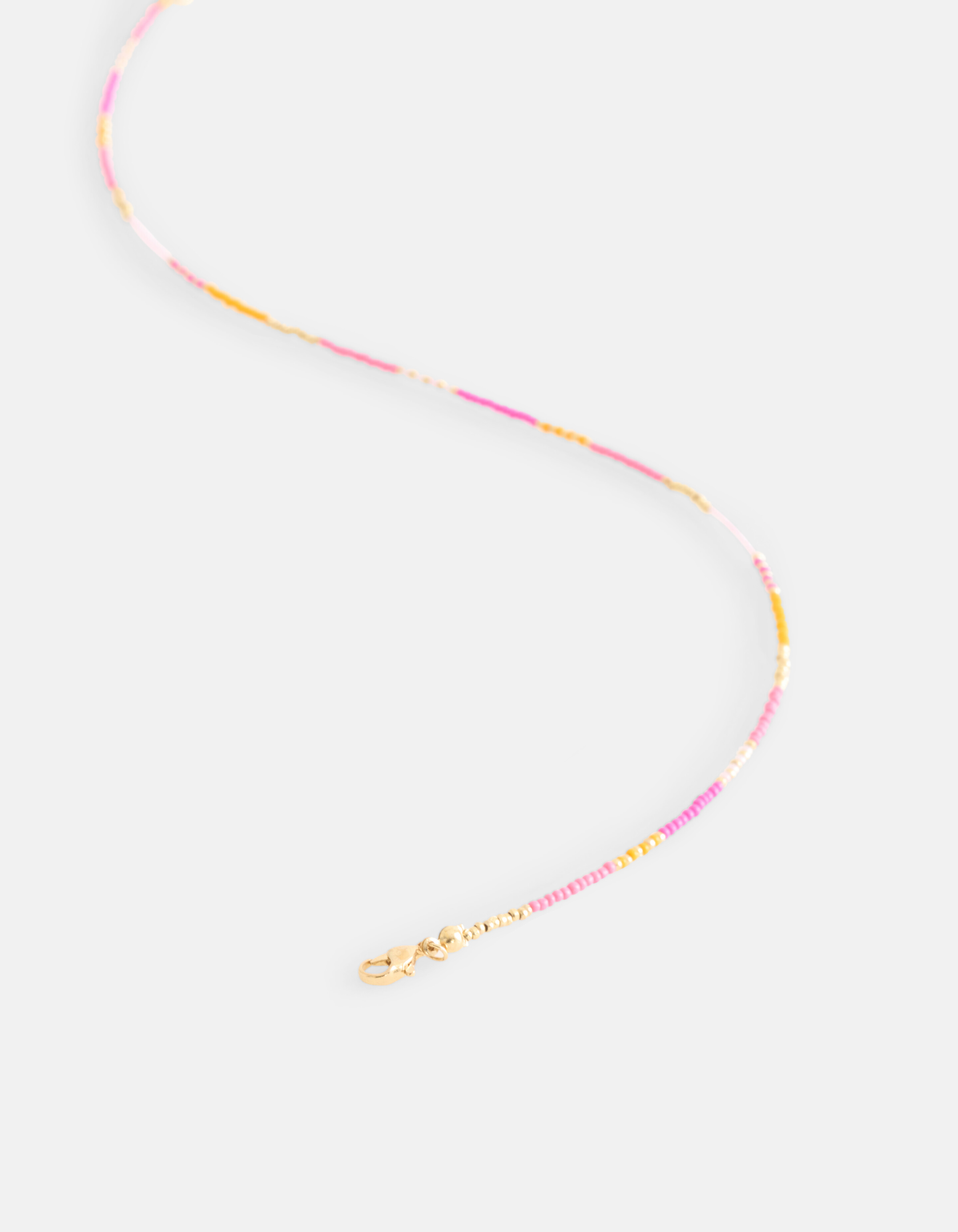 Kralen Ketting Roze/Oranje SHOEBY ACCESSOIRES