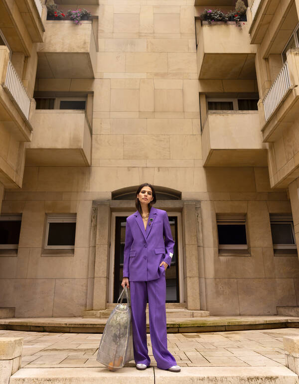 City Label Blazer Paars SHOEBY WOMEN