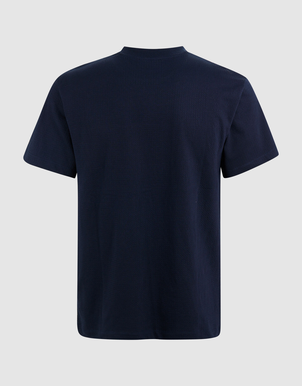 Jacquard Label T-shirt Donkerblauw SHOEBY MEN