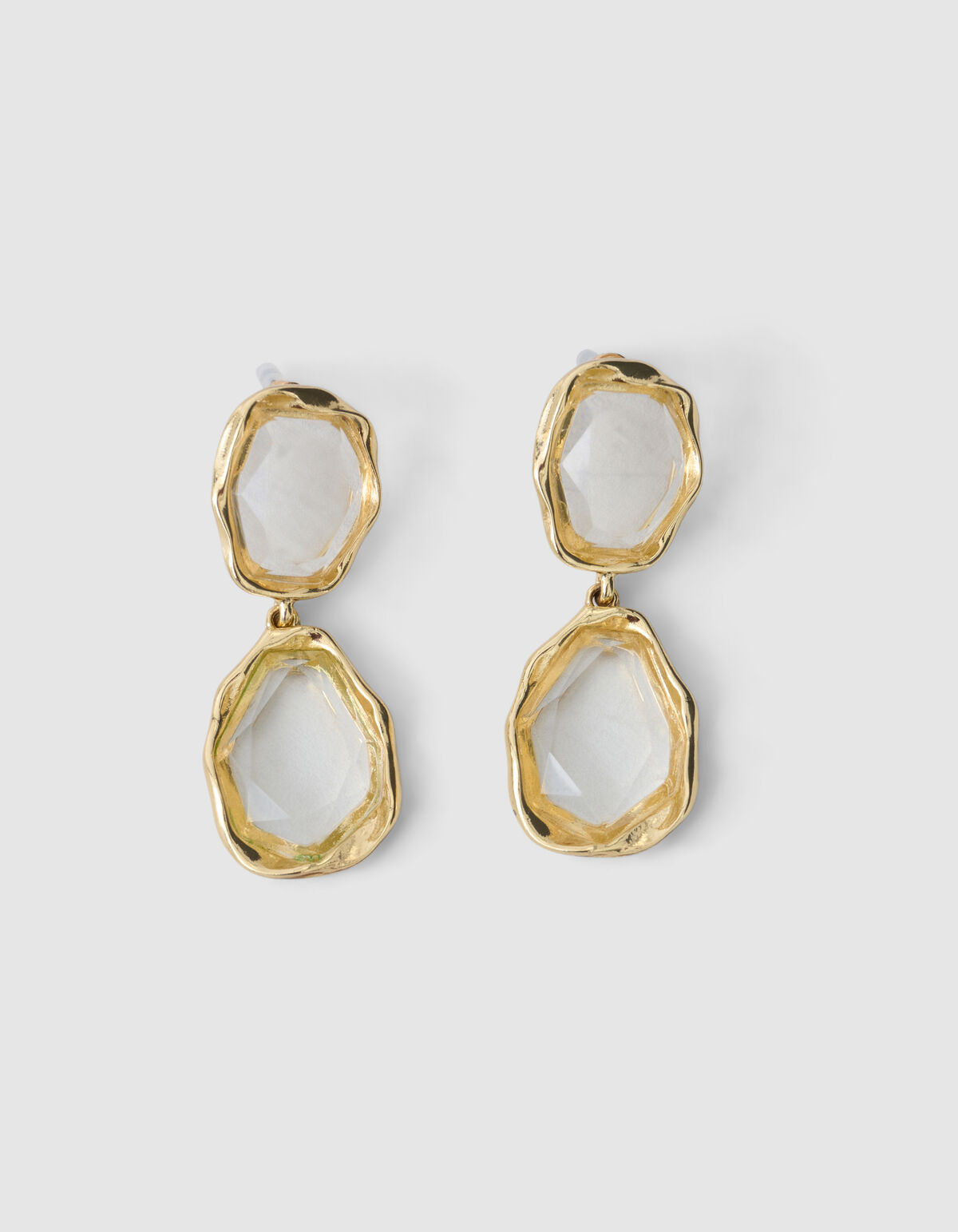 Vintage Stone Oorbellen Goud SHOEBY ACCESSOIRES