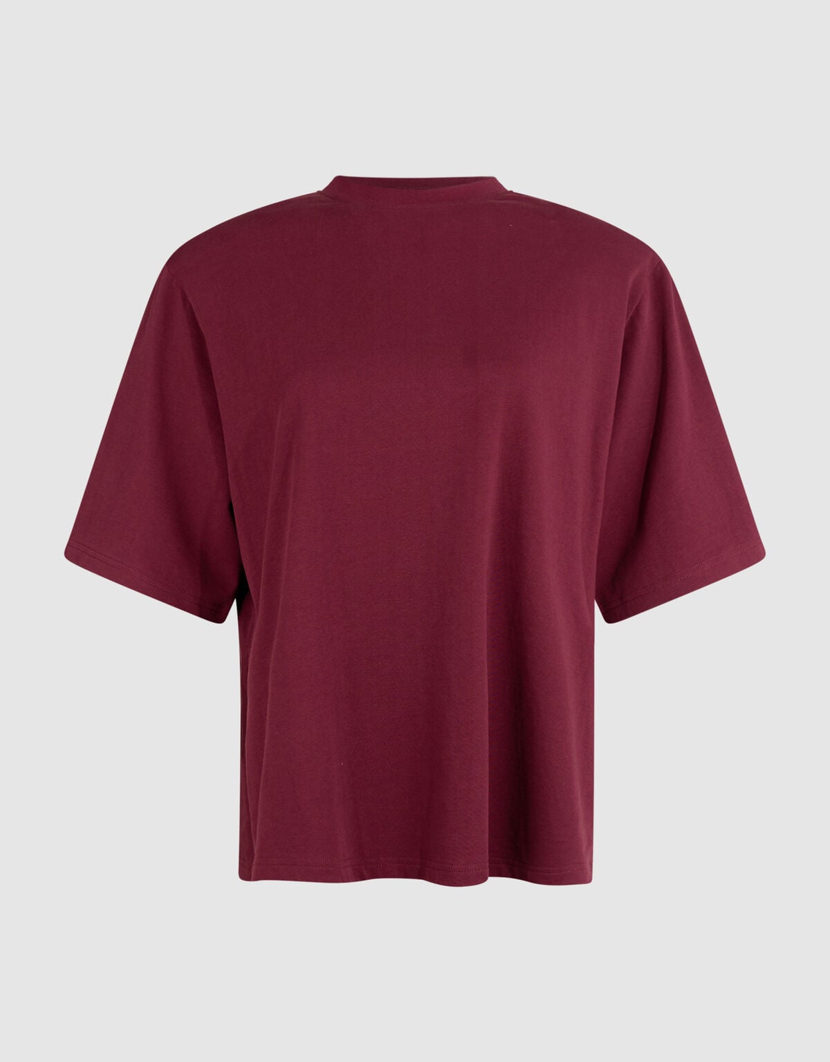 Split T-shirt Donkerrood SHOEBY WOMEN