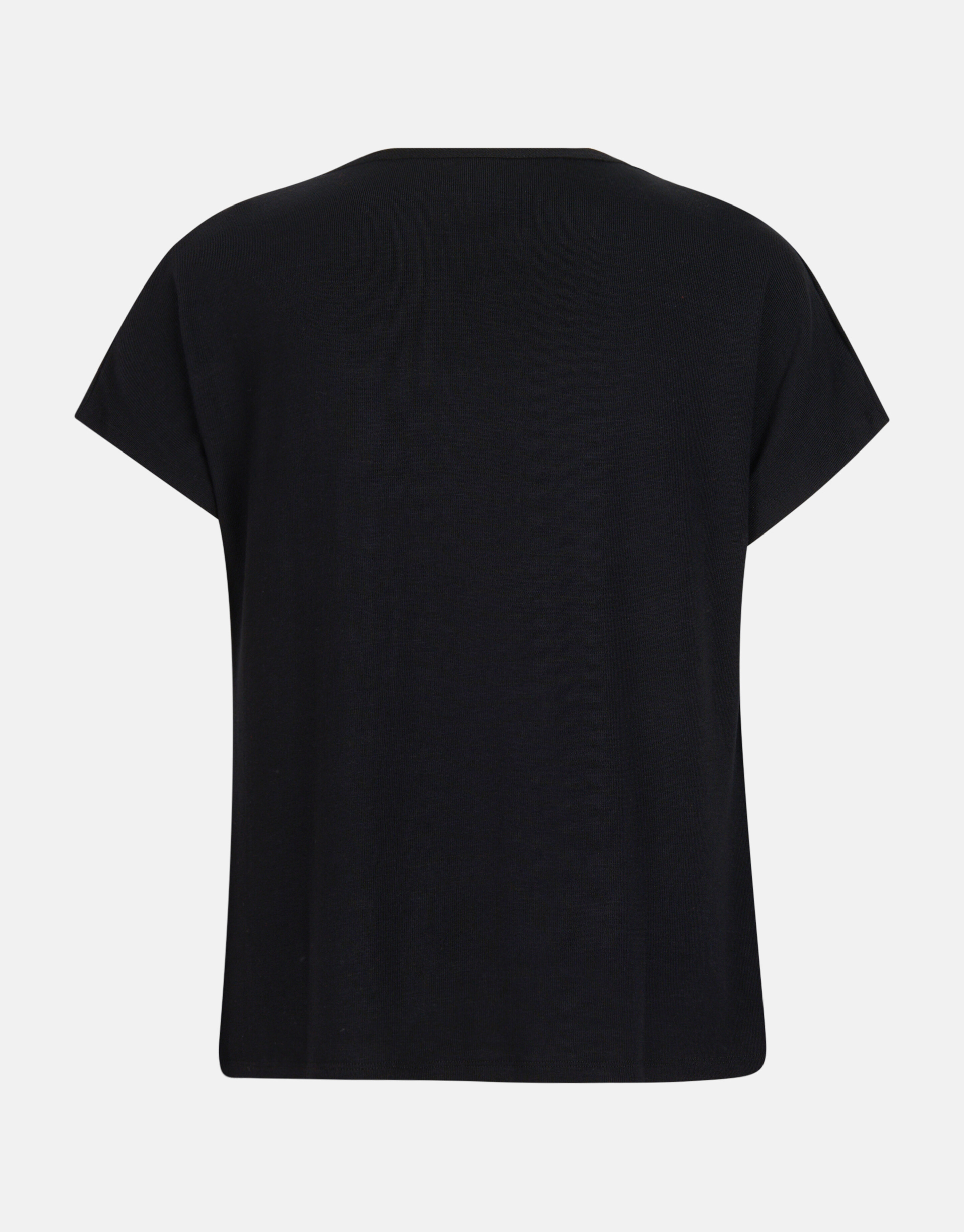 Gedrapeerde Top Zwart SHOEBY WOMEN