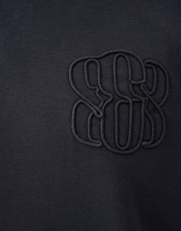 Embroidery T-shirt Donkerblauw SHOEBY MEN