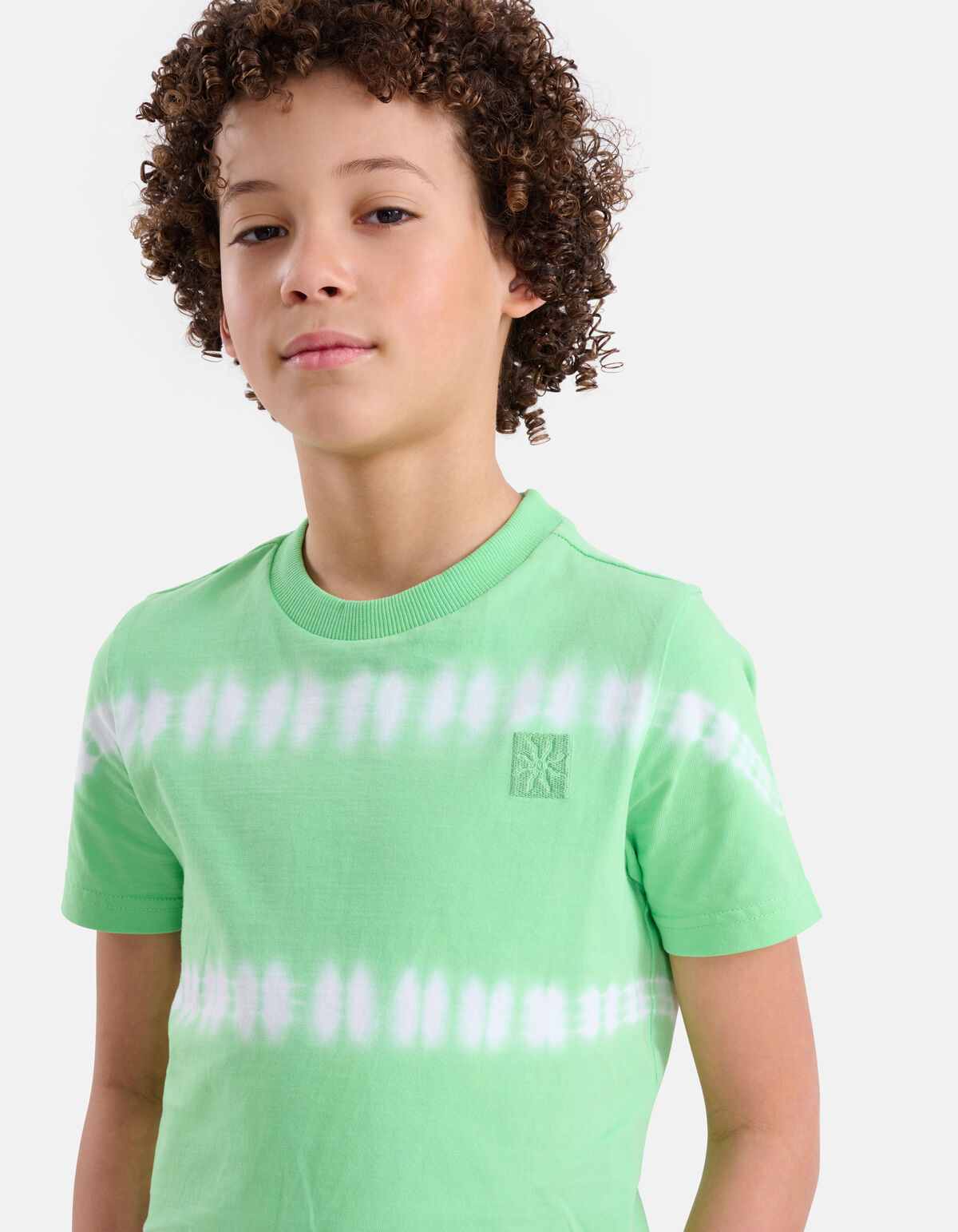 Tie Dye T-shirt Groen SHOEBY BOYS