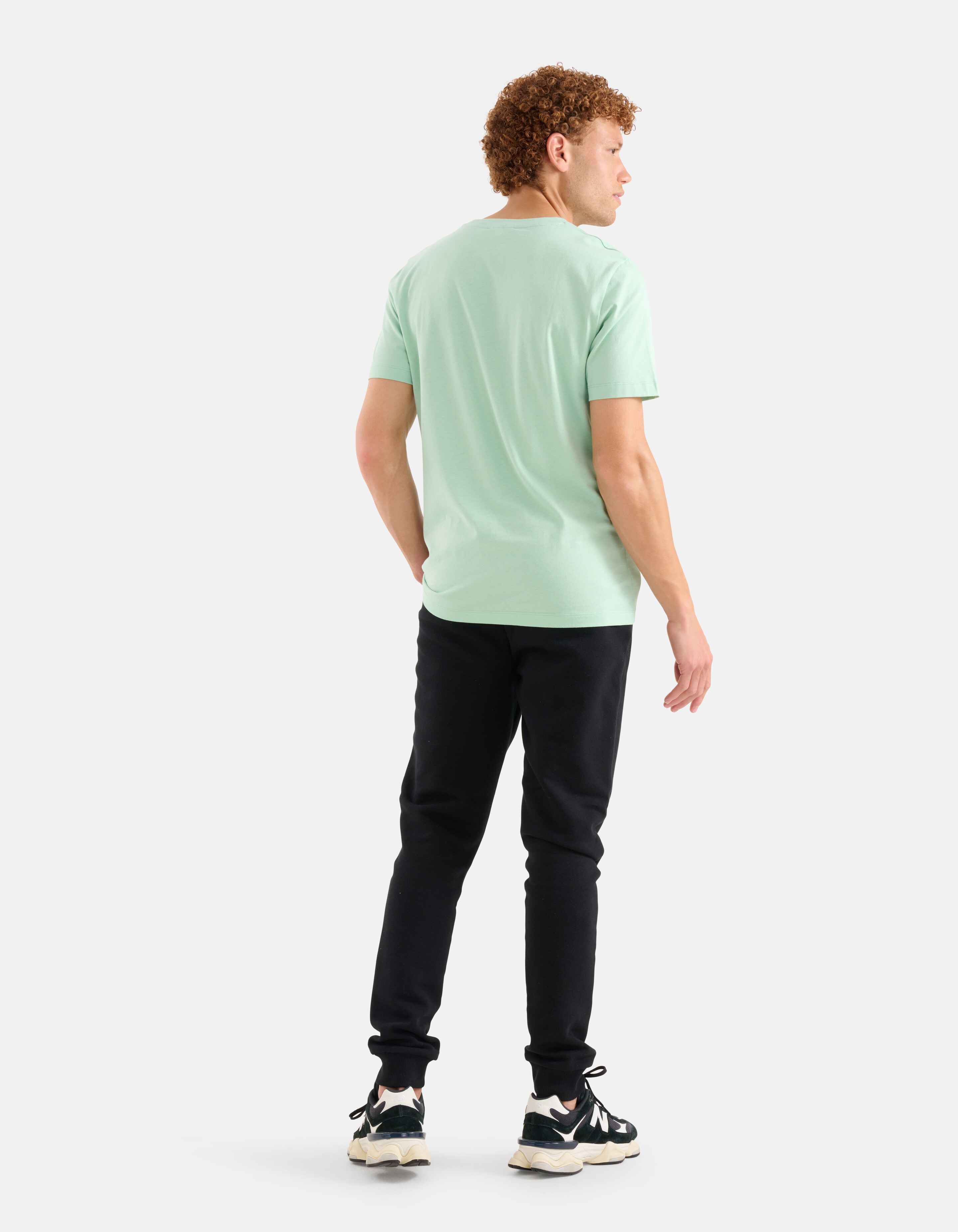 Artwork T-shirt Lichtgroen SHOEBY MEN