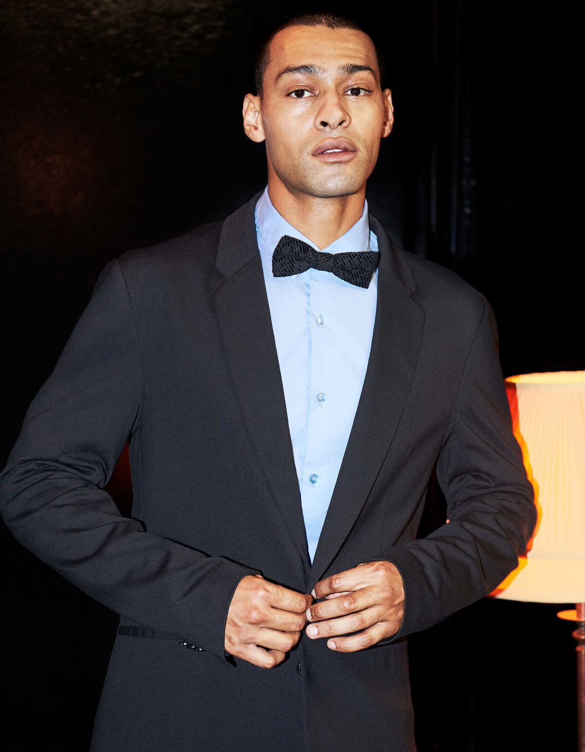 Printed Strik Zwart SHOEBY ACCESSOIRES