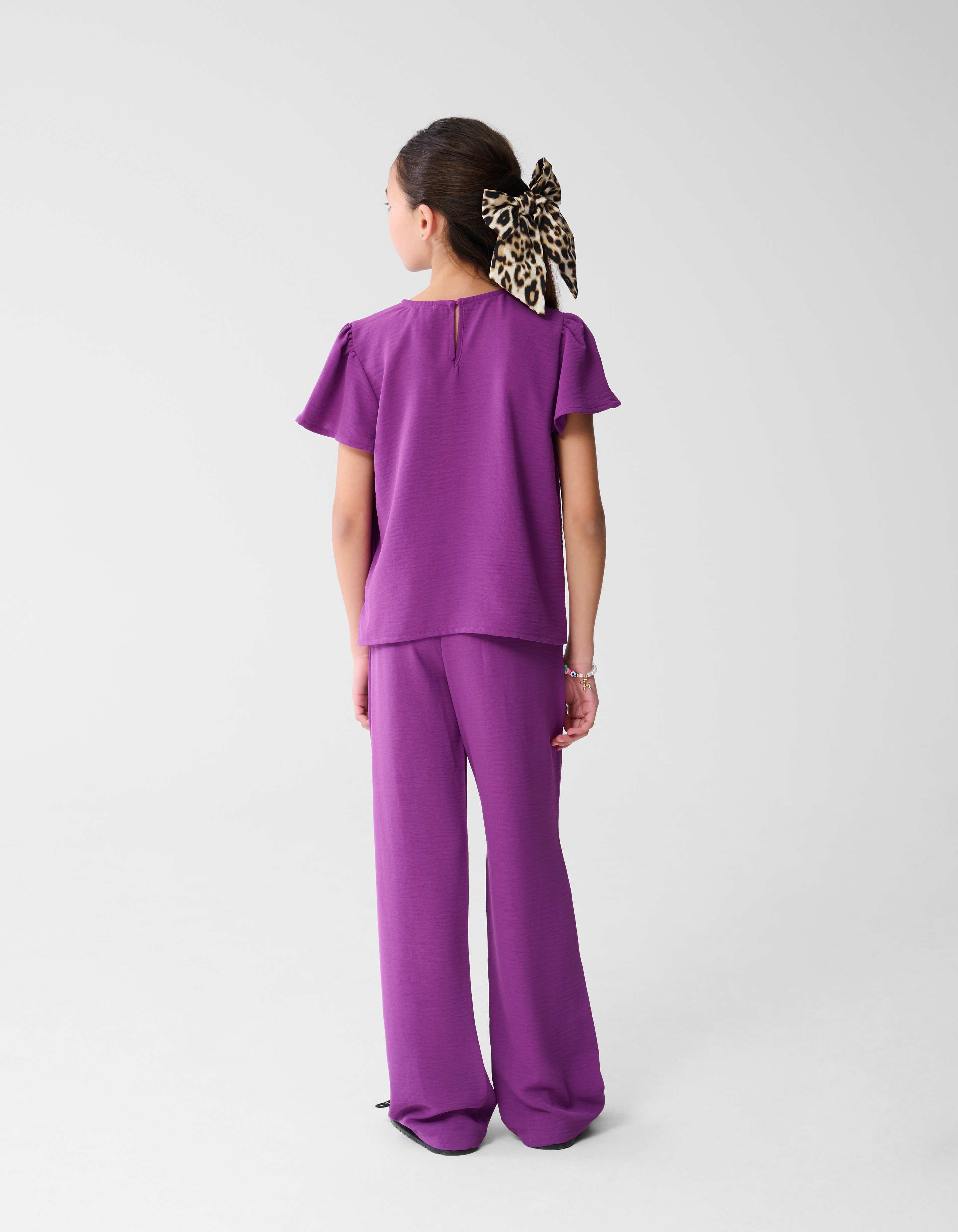 Twist T-shirt Donkerpaars SHOEBY GIRLS