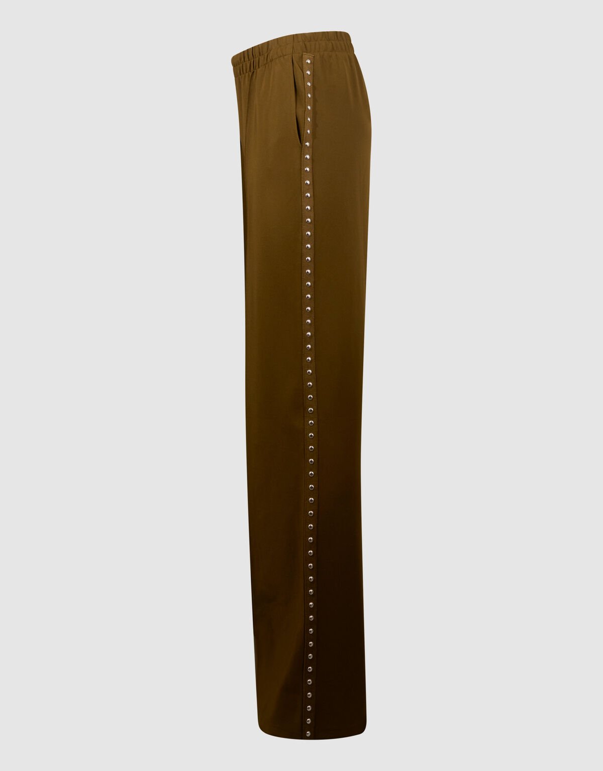 Studs Tape Wide Leg Broek Khaki SHOEBY WOMEN