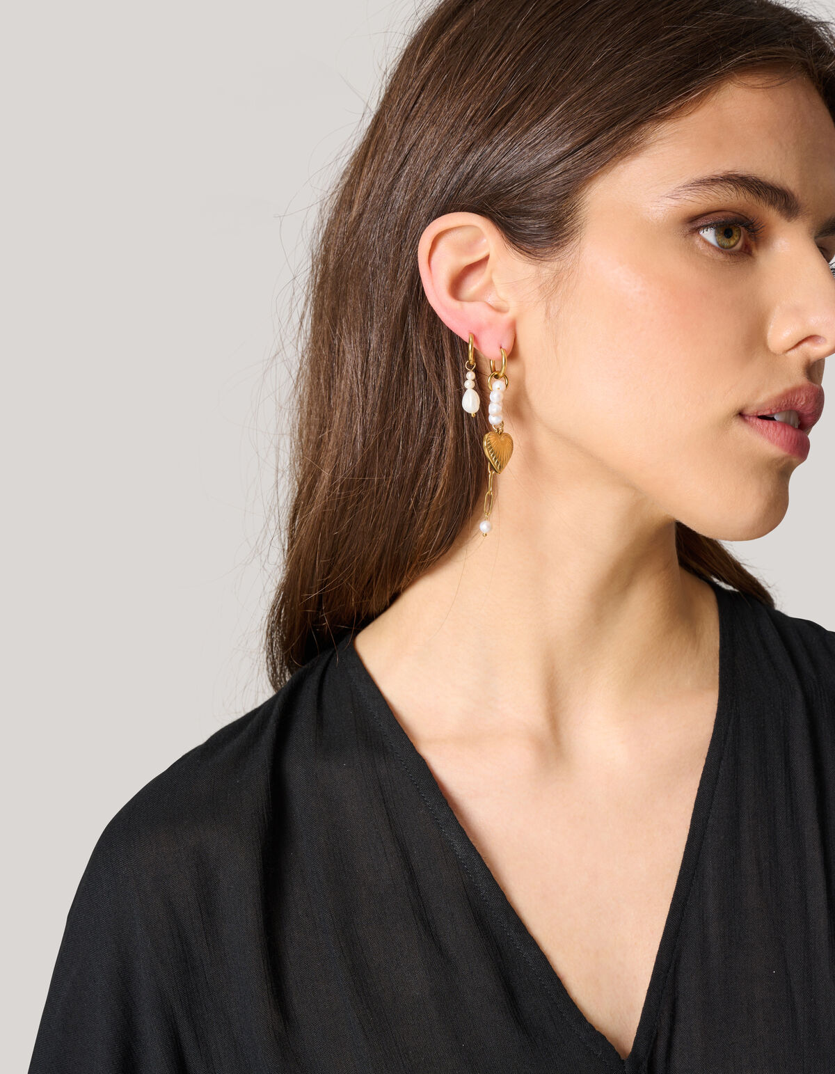 Parel Oorbellen Goud SHOEBY ACCESSOIRES