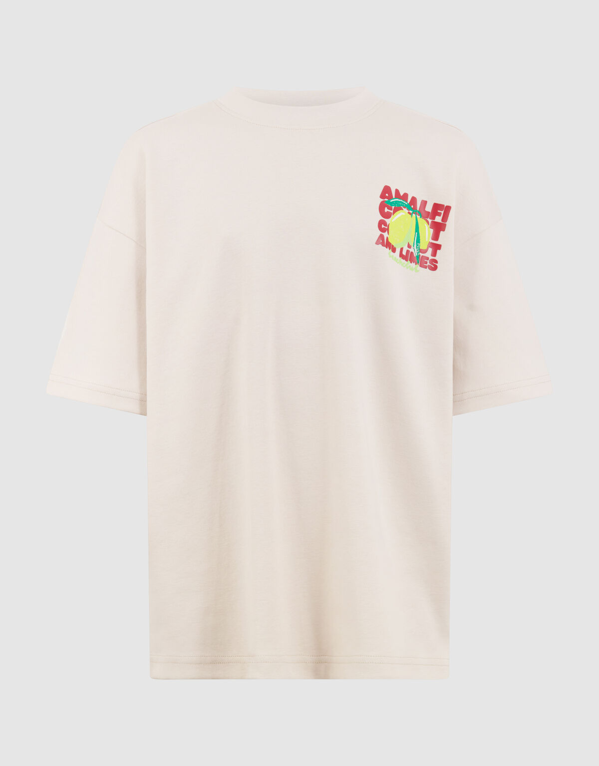 Amalfi Artwork T-shirt Beige SHOEBY BOYS