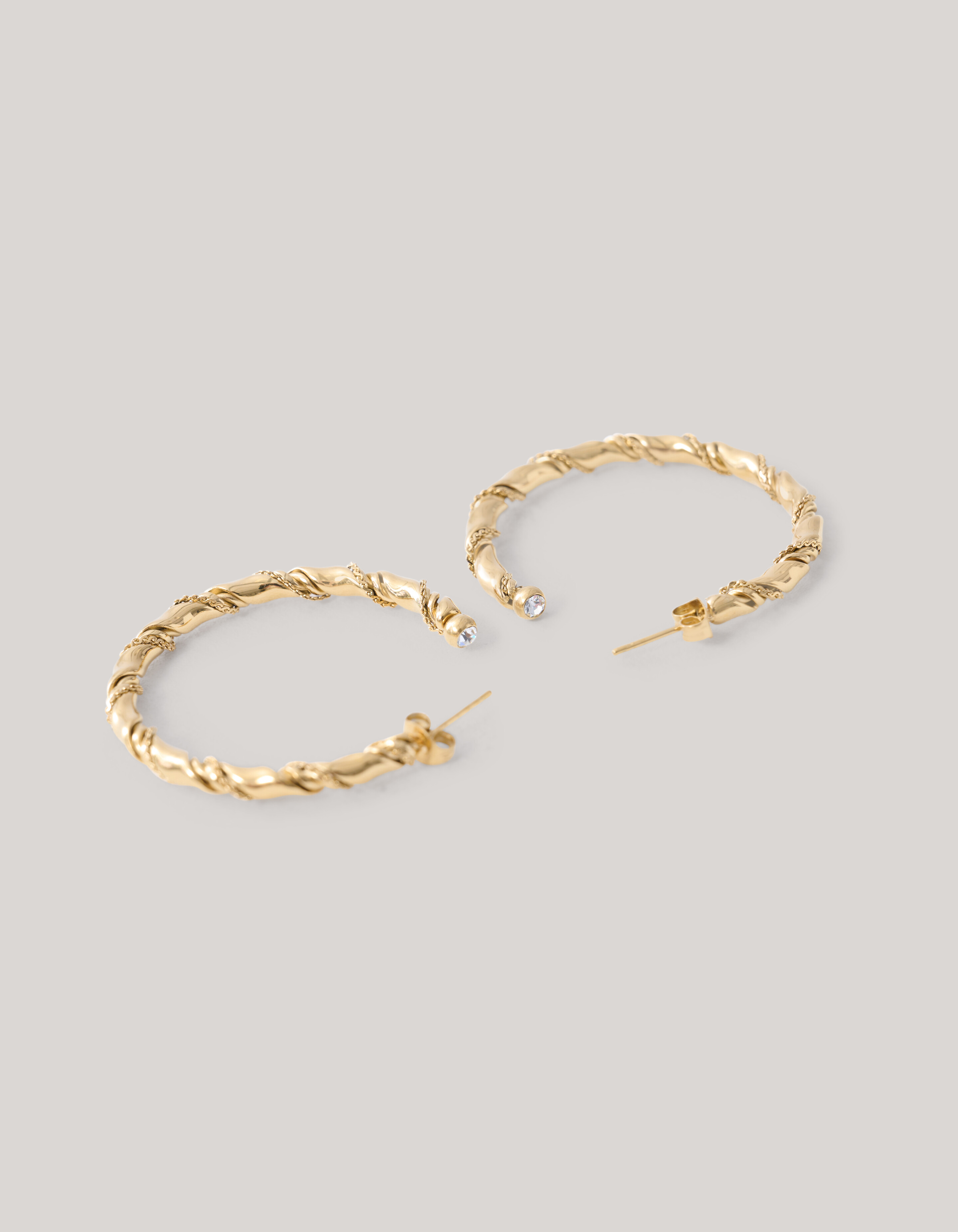 Twisted Hoop Oorbellen Goud SHOEBY ACCESSOIRES