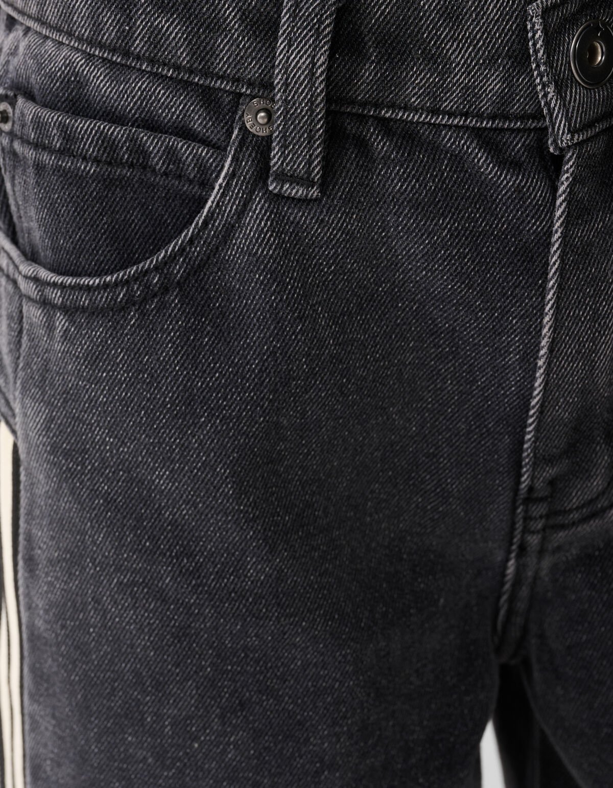 Sporty Baggy Fit Jeans Donkergrijs SHOEBY BOYS