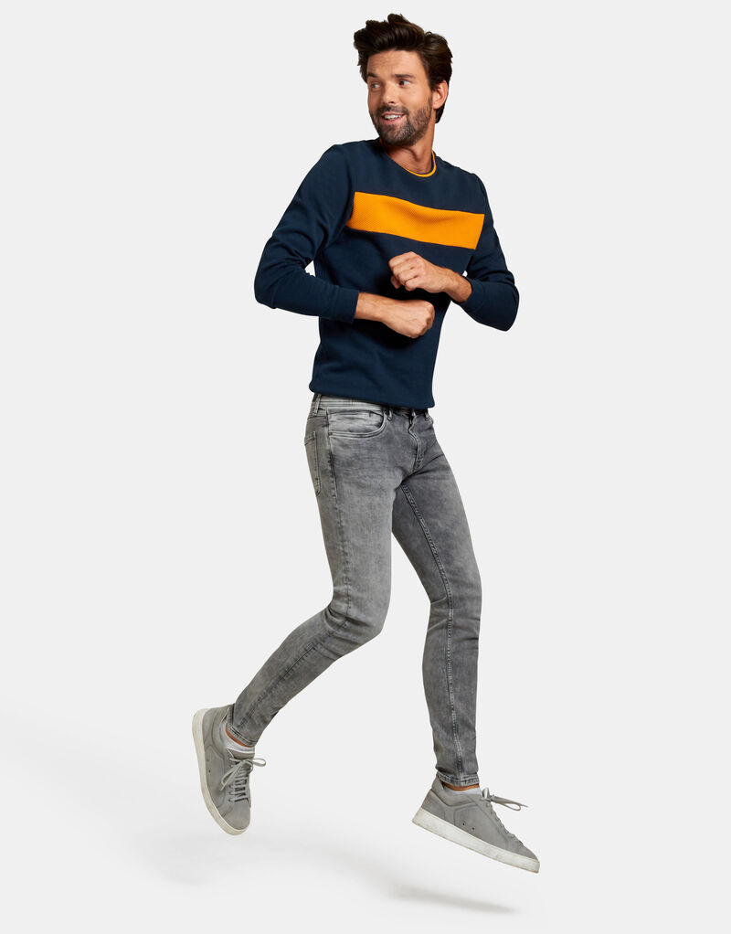 Leroy Skinny Grey Jeans L36